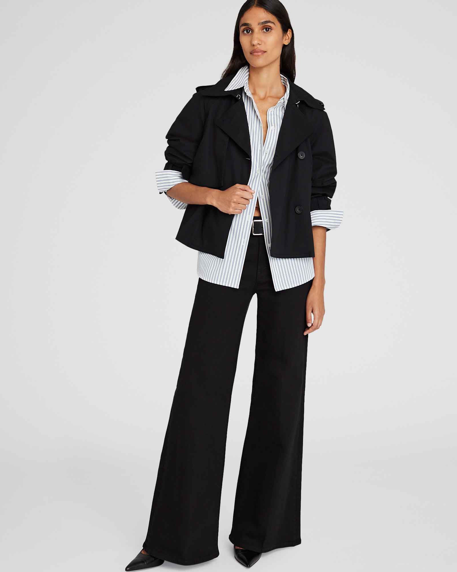 CLUB MONACO - MOTHER The Twister Sneak Jeans - Noir
