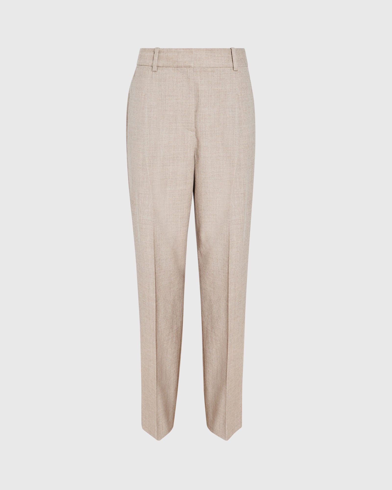 CLUB MONACO - Pantalon en flanelle de laine - Colombe d'argent