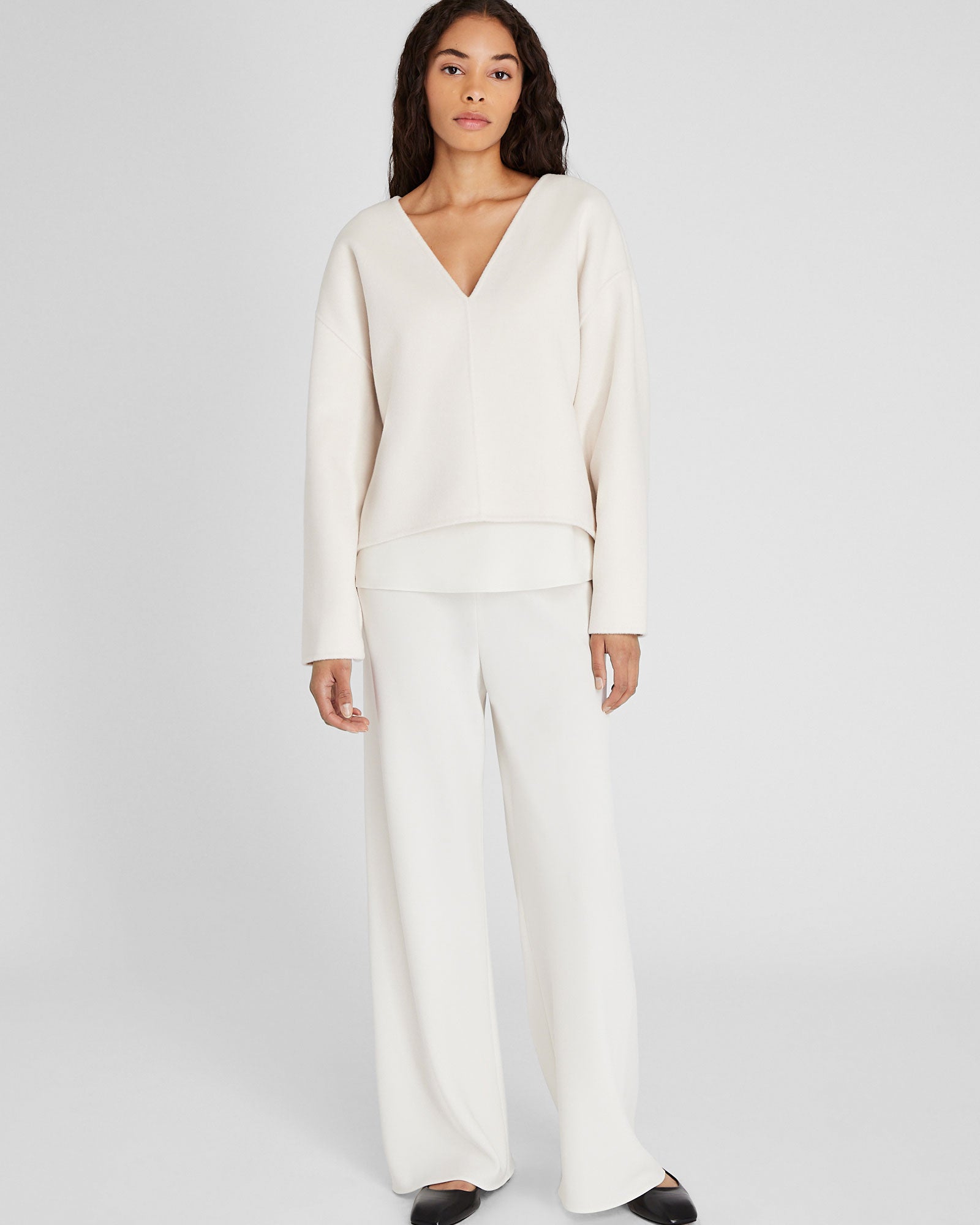 CLUB MONACO - Bias Cut Pant - Ivory