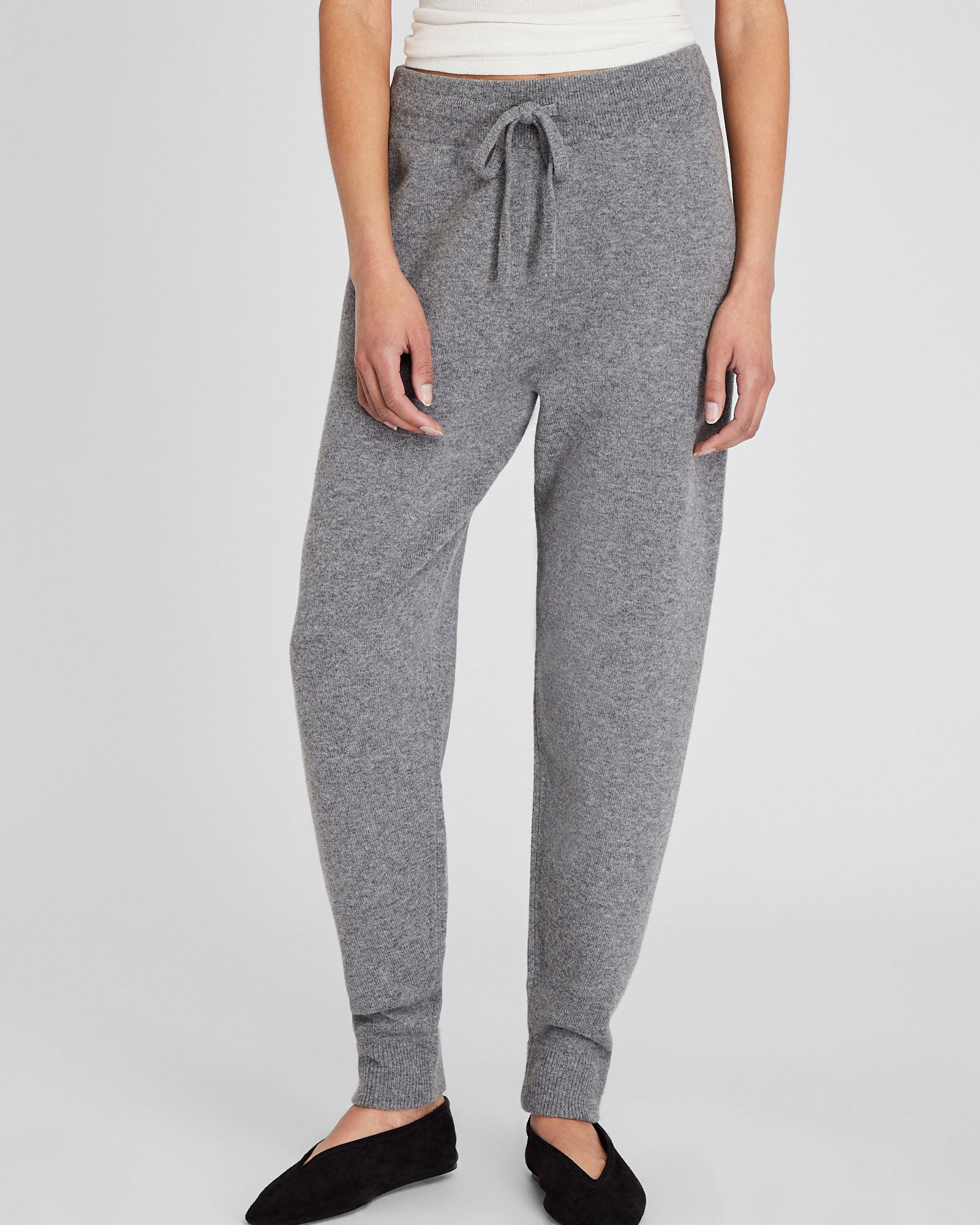 CLUB MONACO - Pantalon de jogging en cachemire - Gris Chiné Moyen