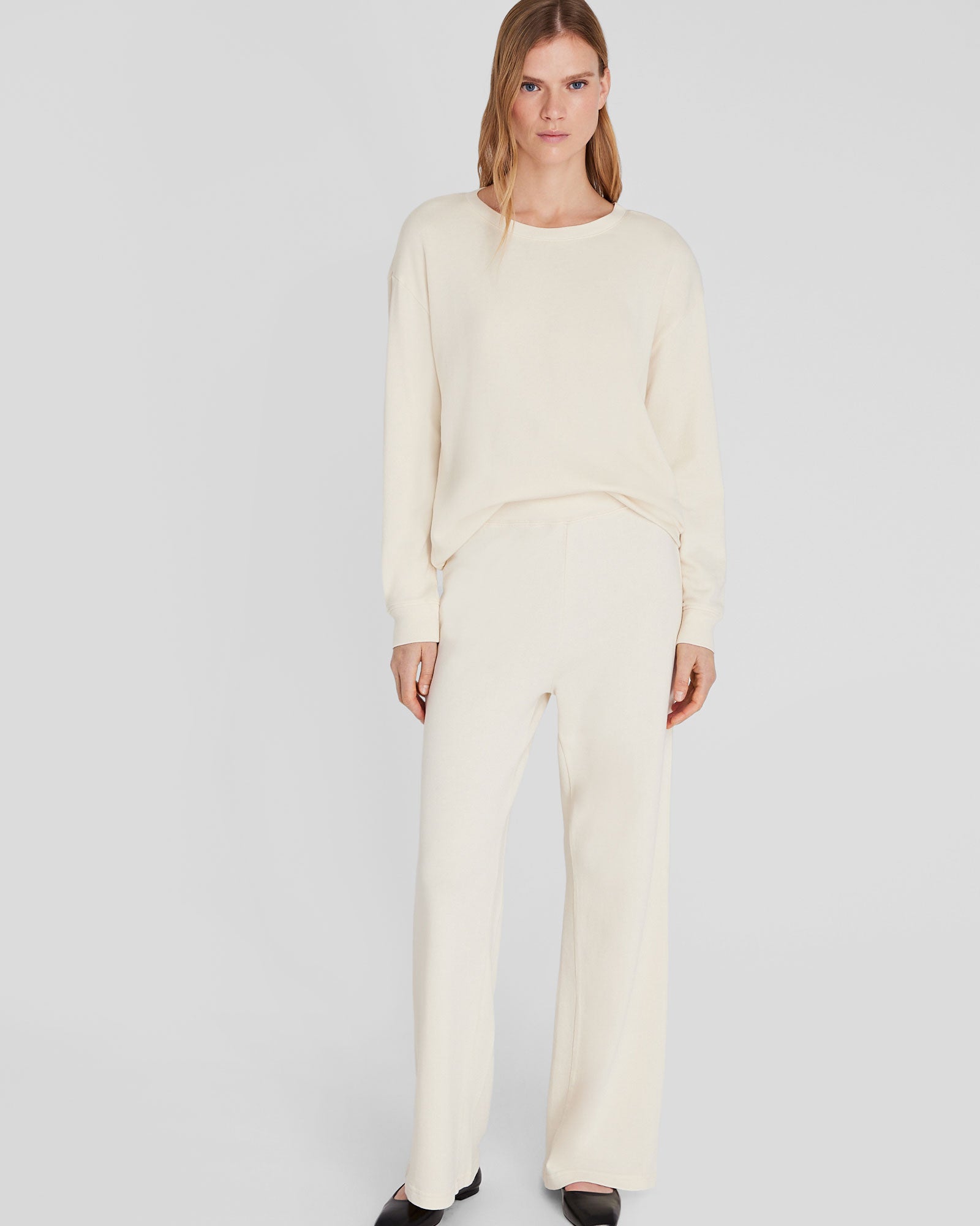 CLUB MONACO - Pantalon en tricot coupe décontractée - Sable