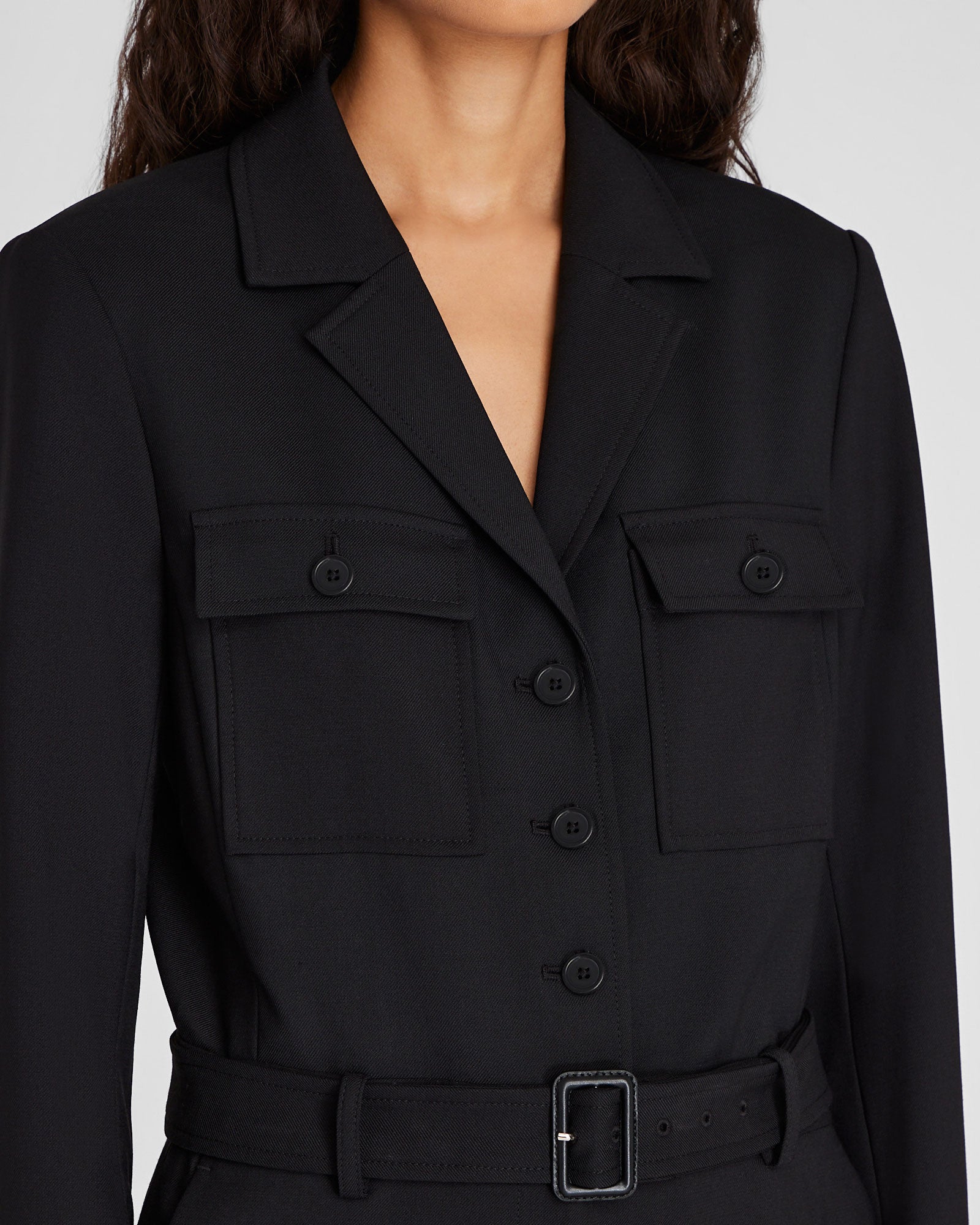 CLUB MONACO - Tailored Crepe Jumpsuit - Black