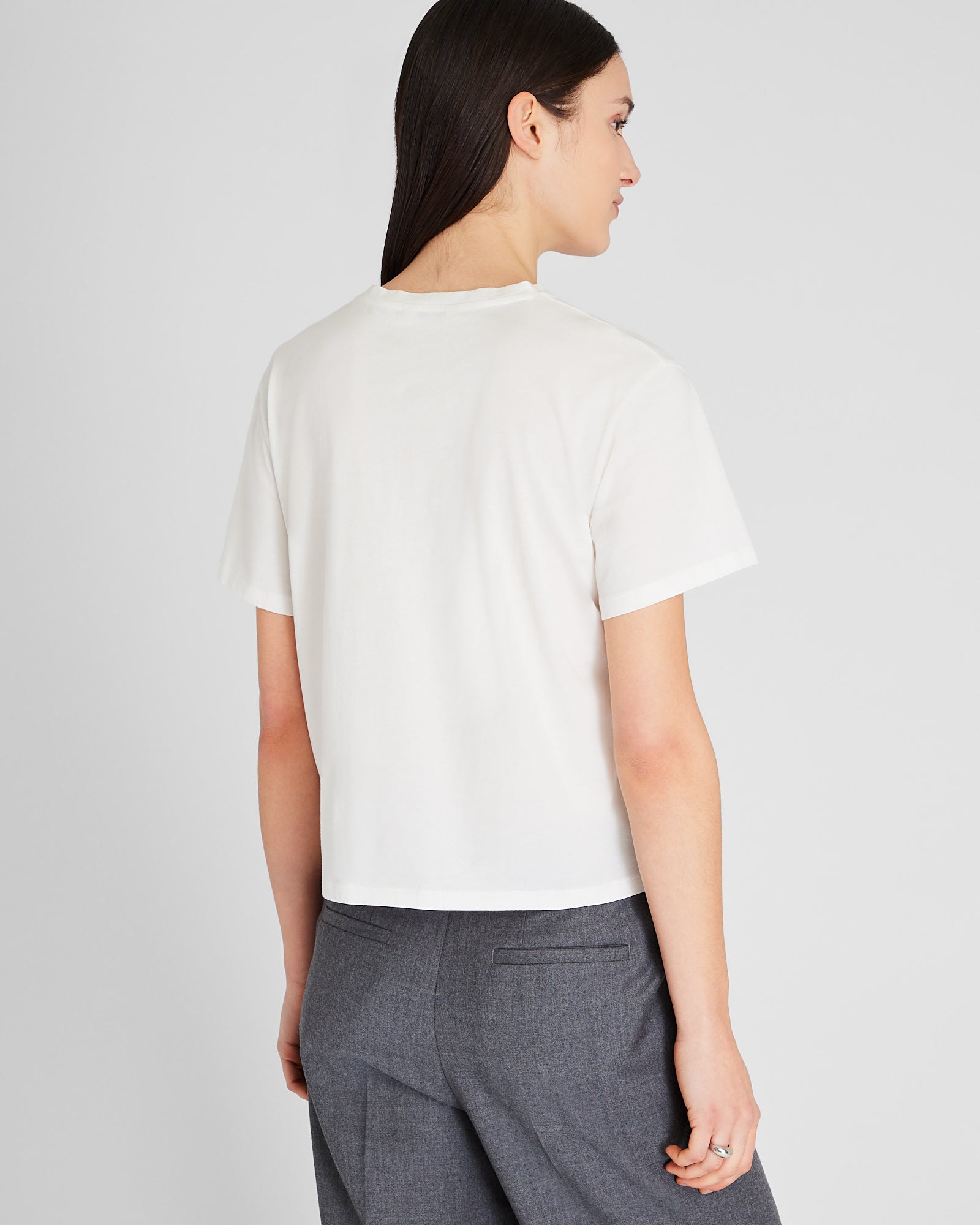 CLUB MONACO - Loose Fit Short-Sleeve Tee - White