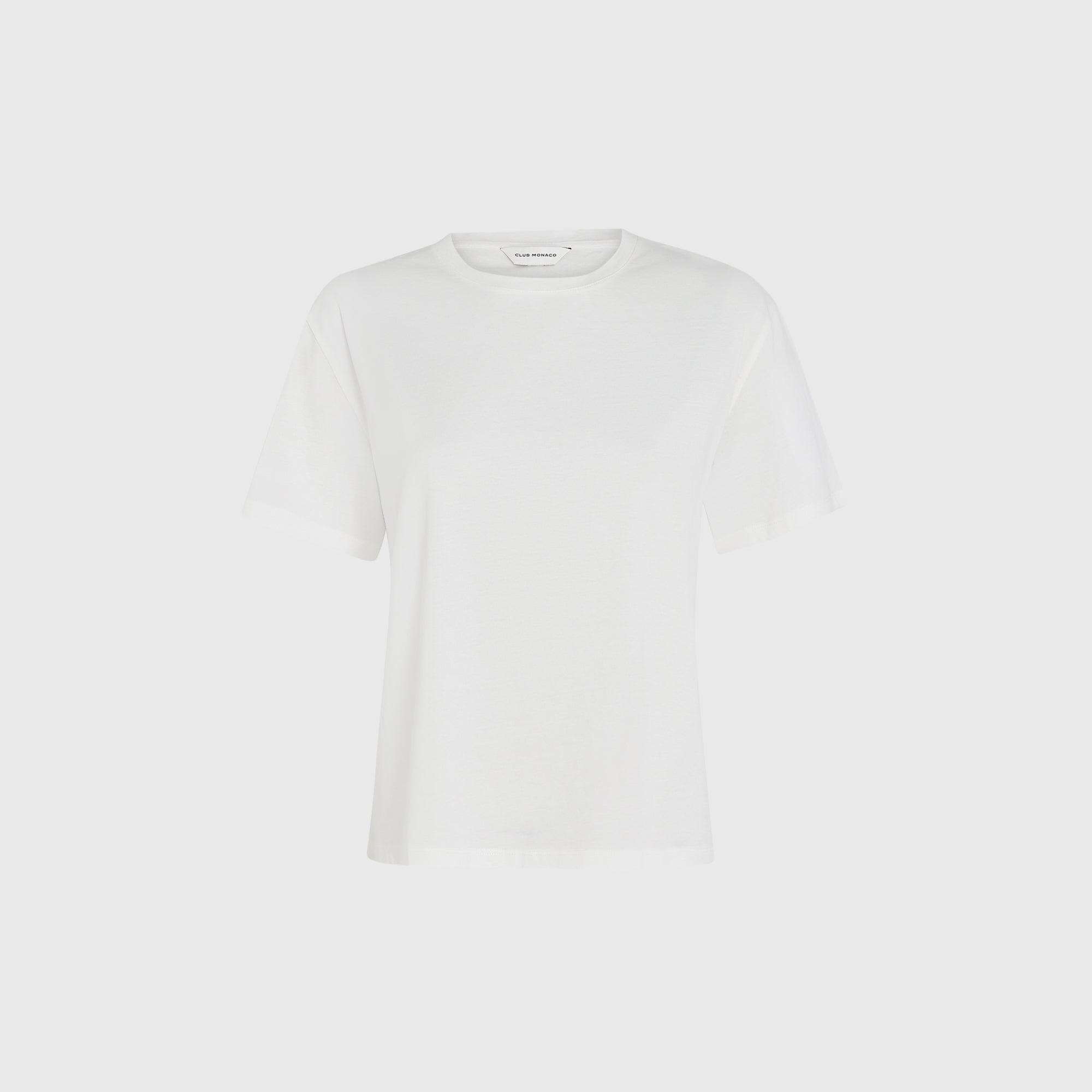 CLUB MONACO - Loose Fit Short-Sleeve Tee - White