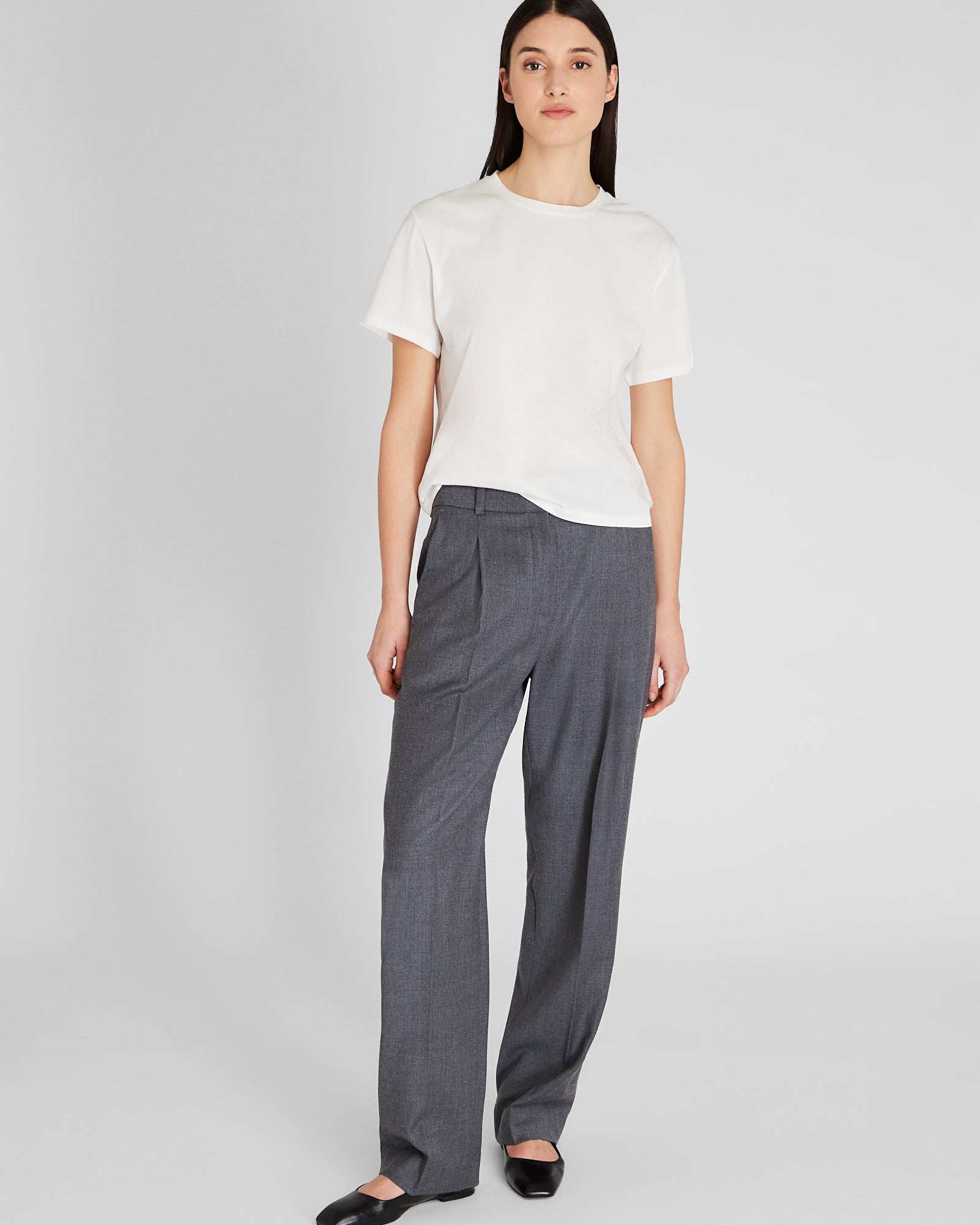 CLUB MONACO - Loose Fit Short-Sleeve Tee - White