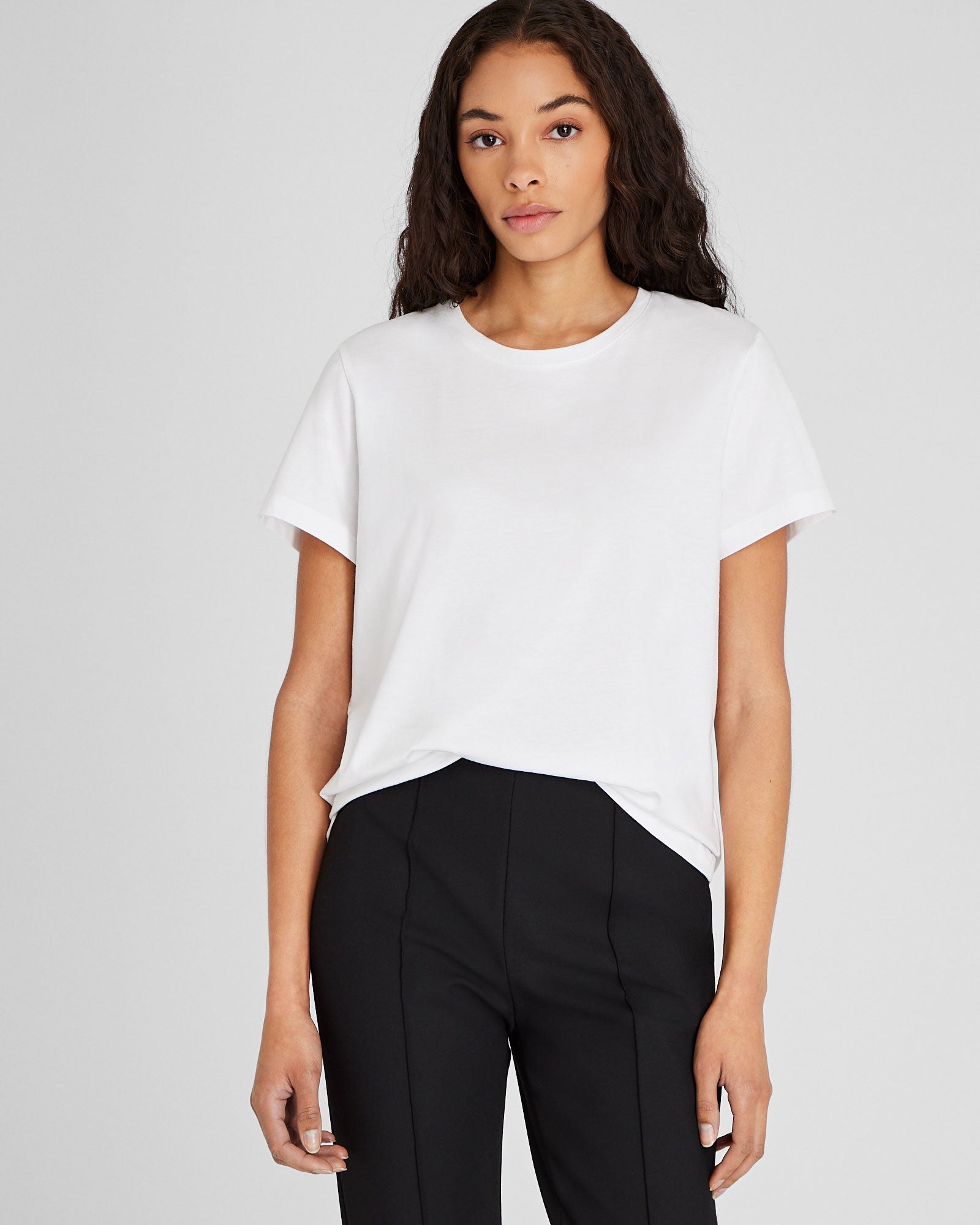 CLUB MONACO - The Crew Neck T-Shirt - White