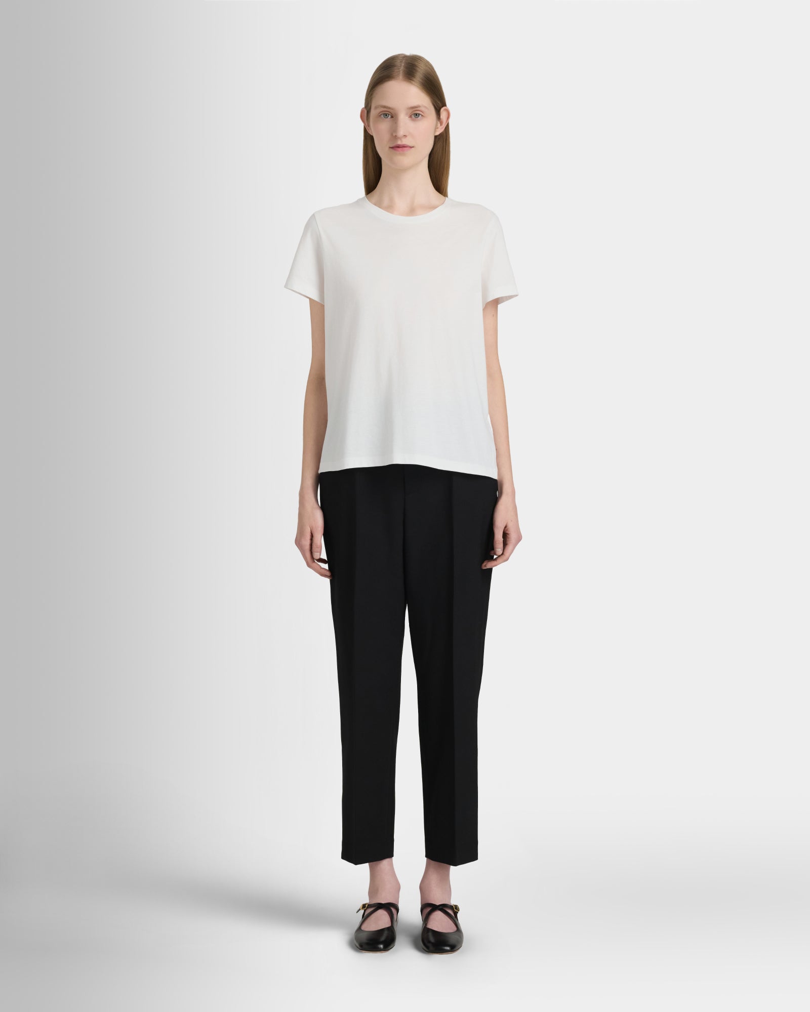 Club Monaco - Le T-shirt à col ras du cou - Blanc