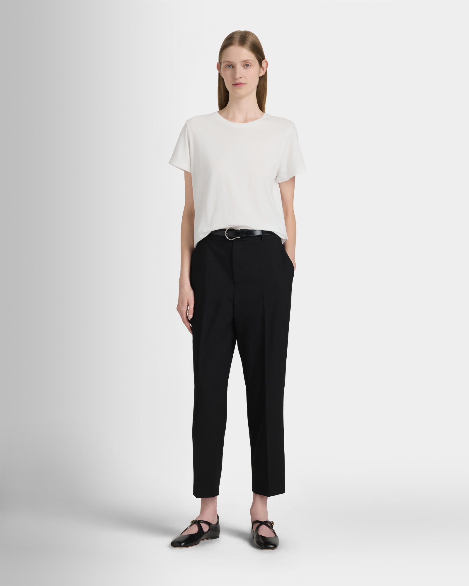 Club Monaco - Le T-shirt à col ras du cou - Blanc