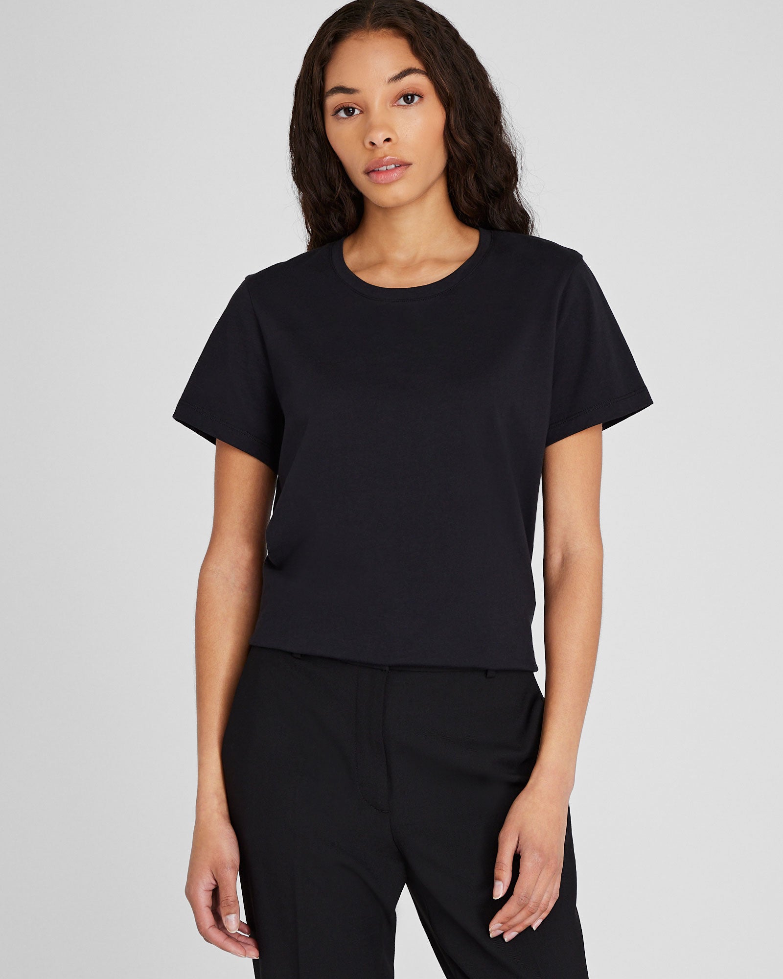 CLUB MONACO - The Crew Neck T-Shirt - Black