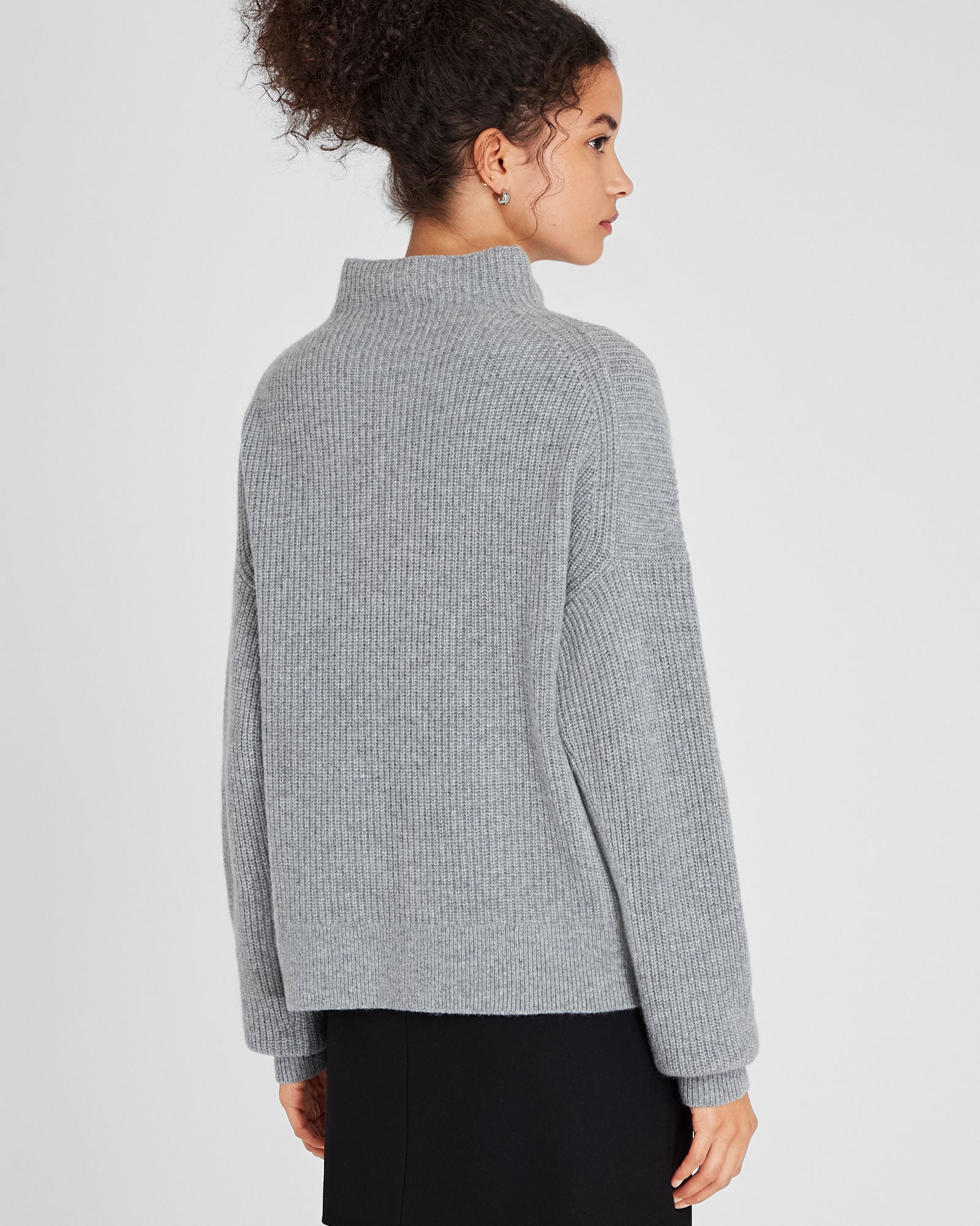 CLUB MONACO - Chandail en cachemire Emma - Gris Chiné Moyen