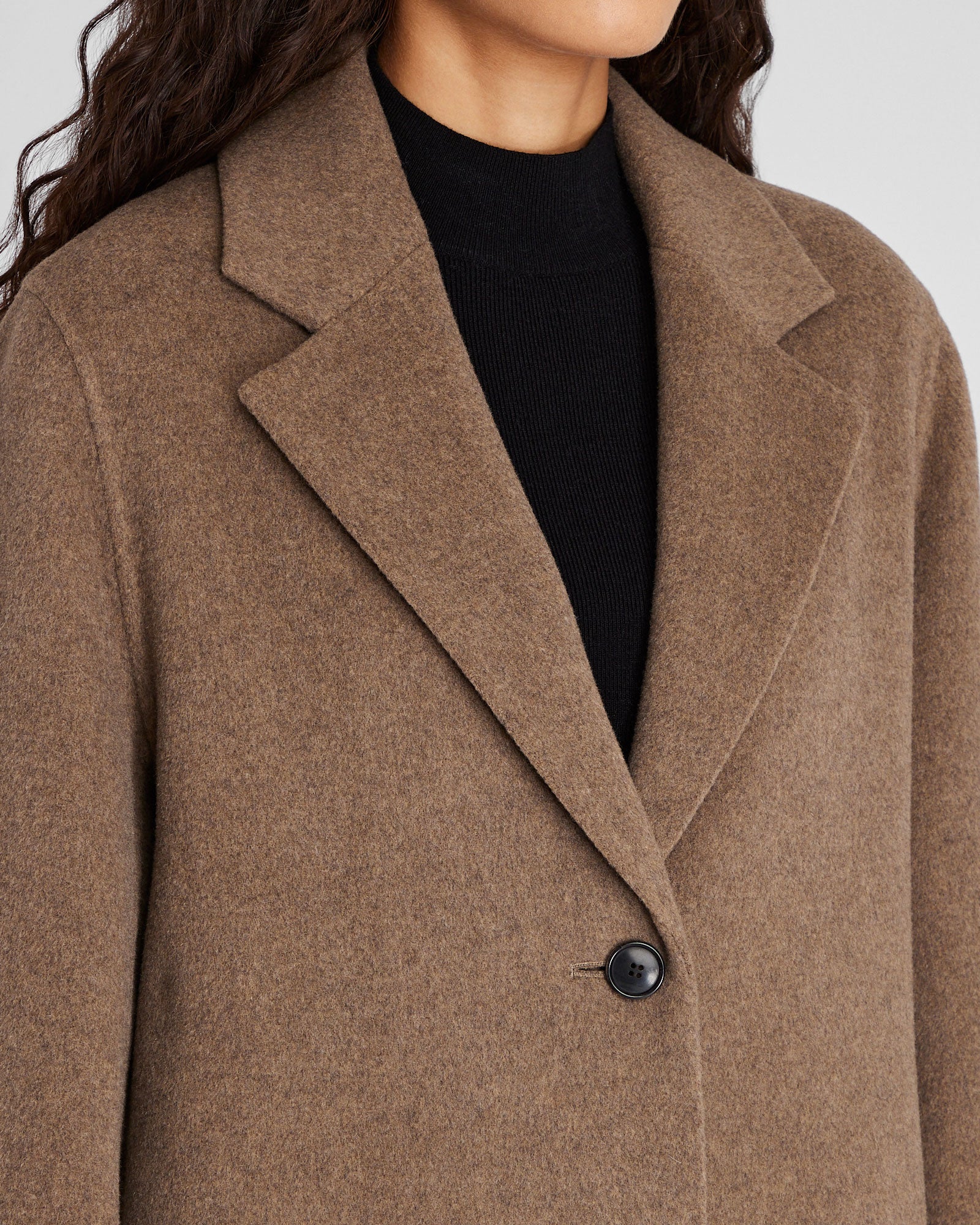 CLUB MONACO - Capsule Cashmere Blend Tailored Coat - Camel