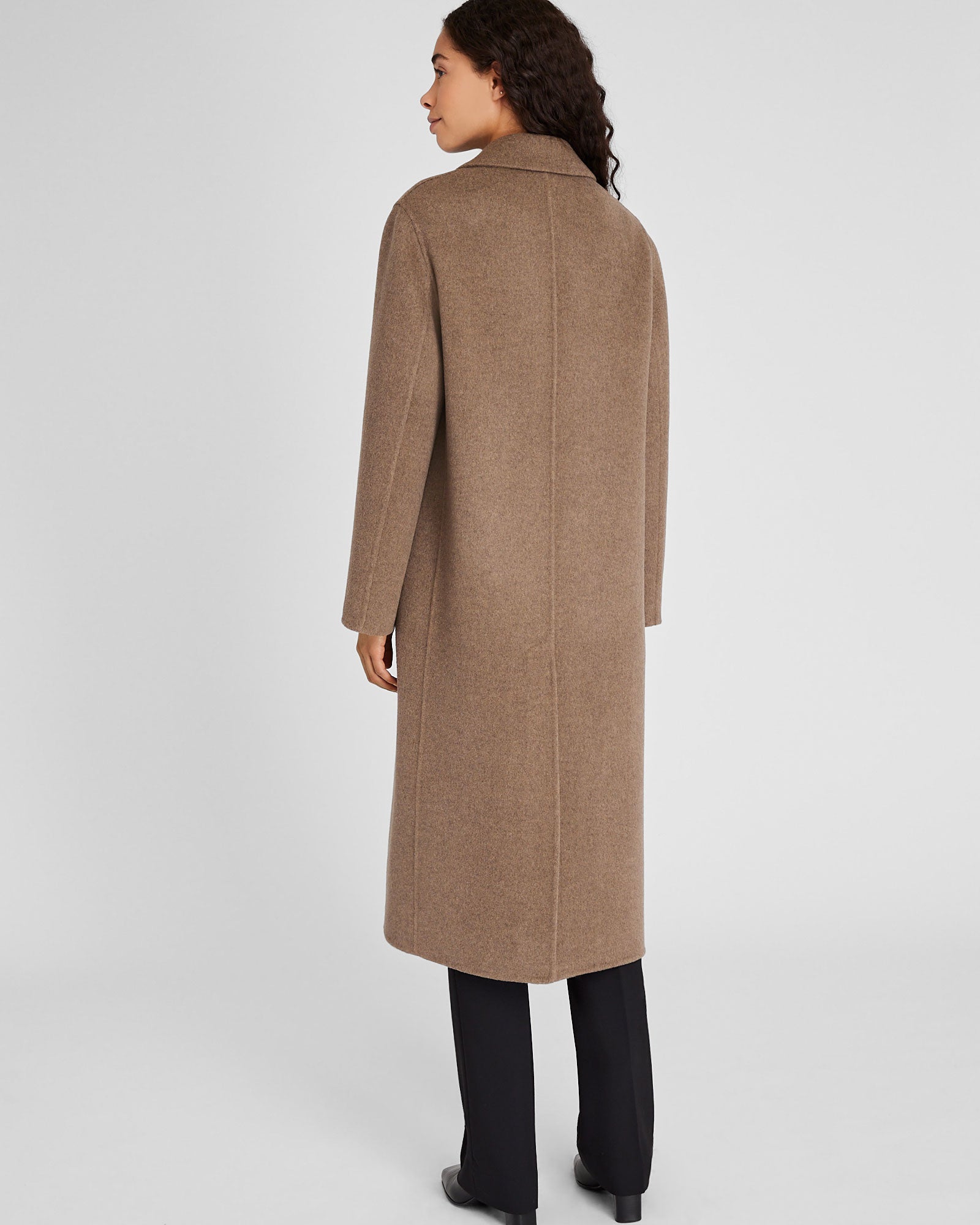 CLUB MONACO - Capsule Cashmere Blend Tailored Coat - Camel