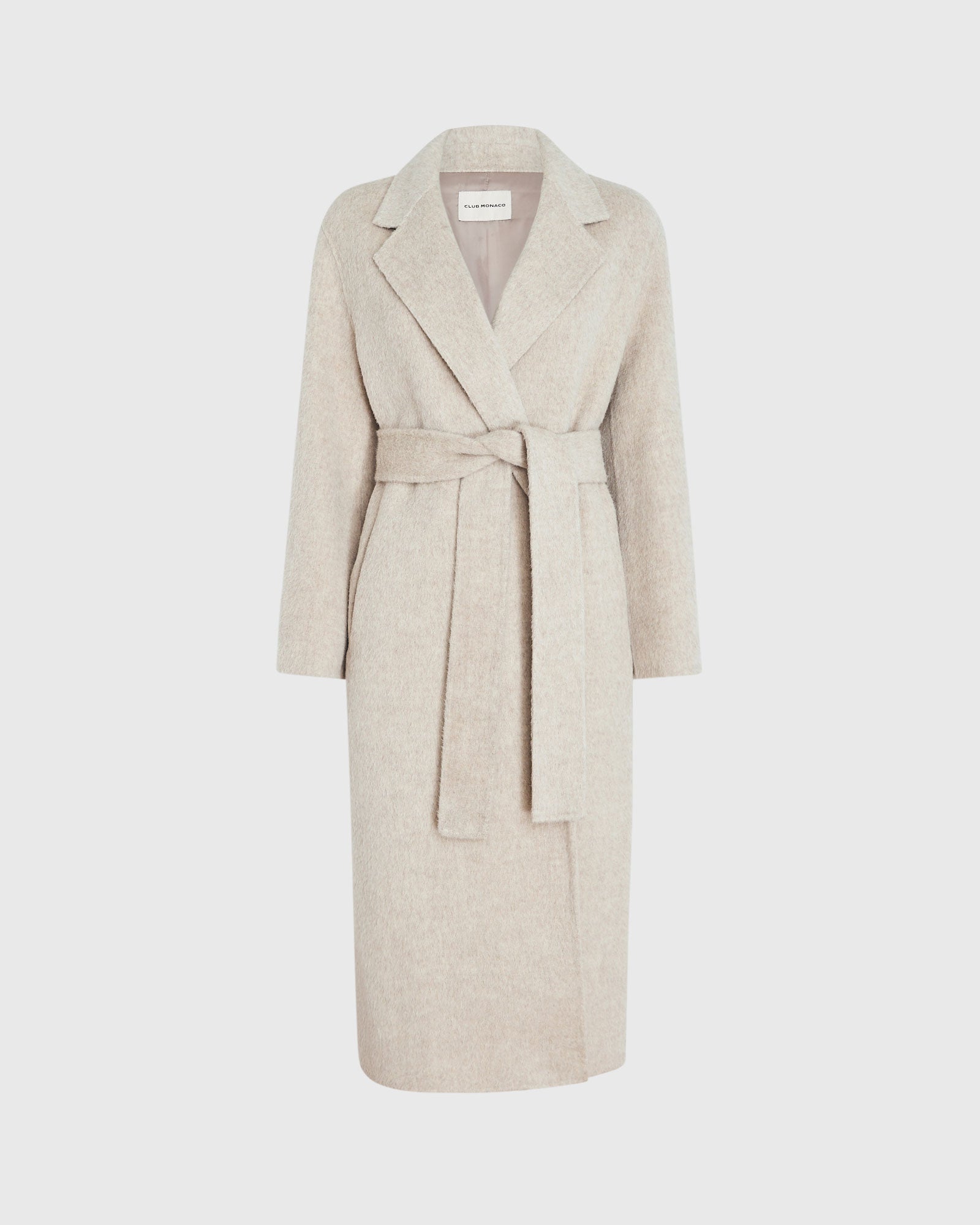 CLUB MONACO - Manteau Siena en mélange d’alpaga de la collection capsule - Perle douce