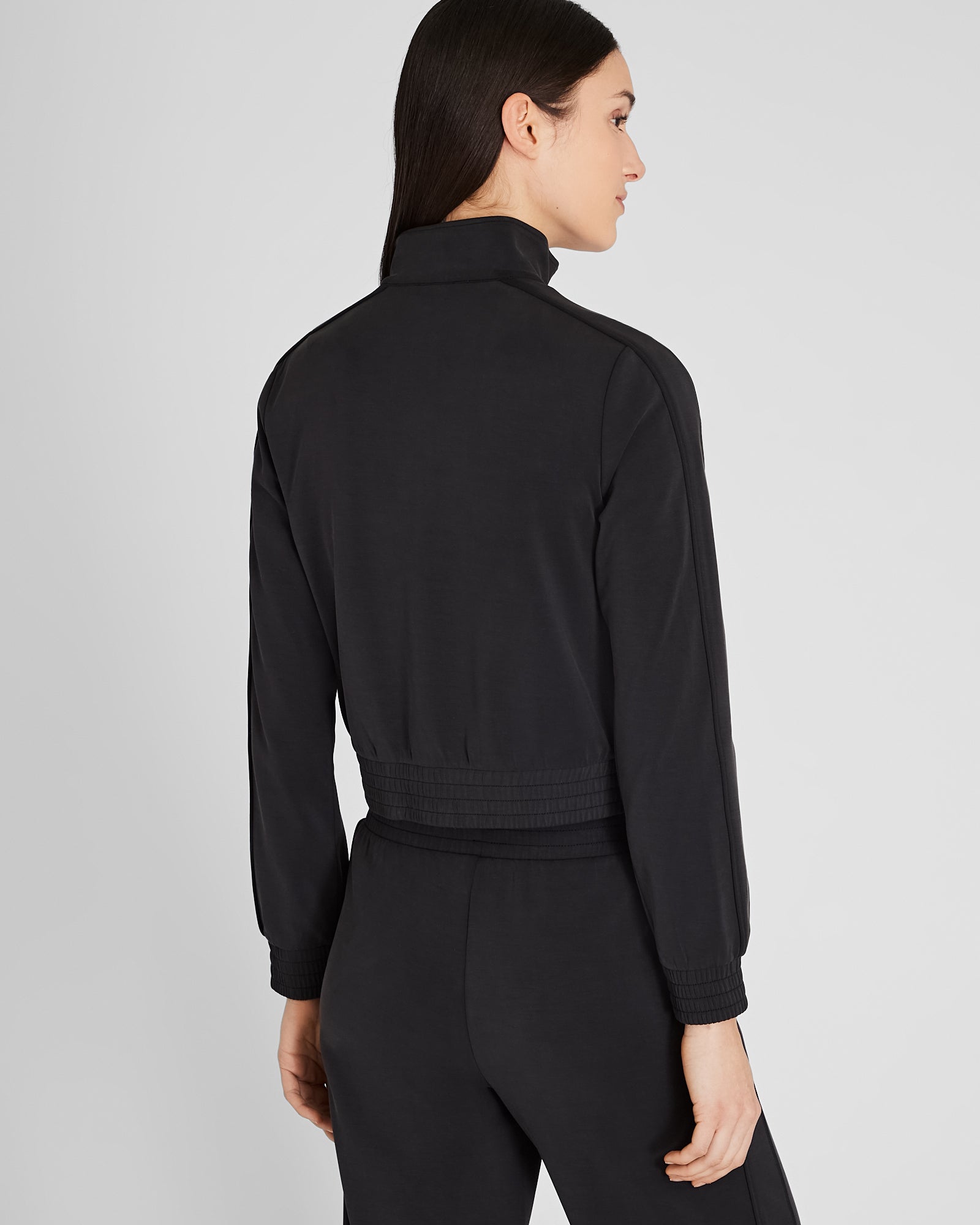 CLUB MONACO - Veste de survêtement Scuba lavé au sable - Noir