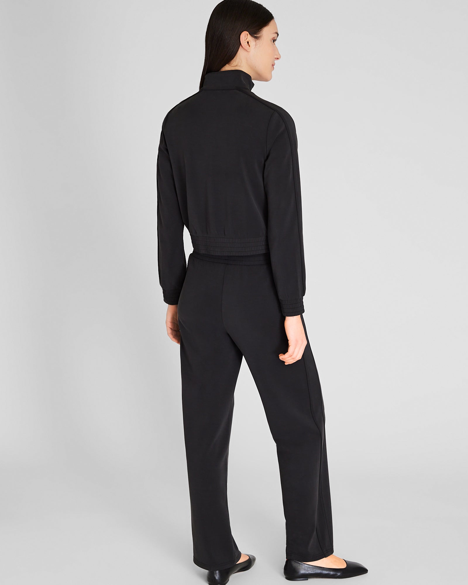 CLUB MONACO - Sandwash Scuba Track Pant Black - Black