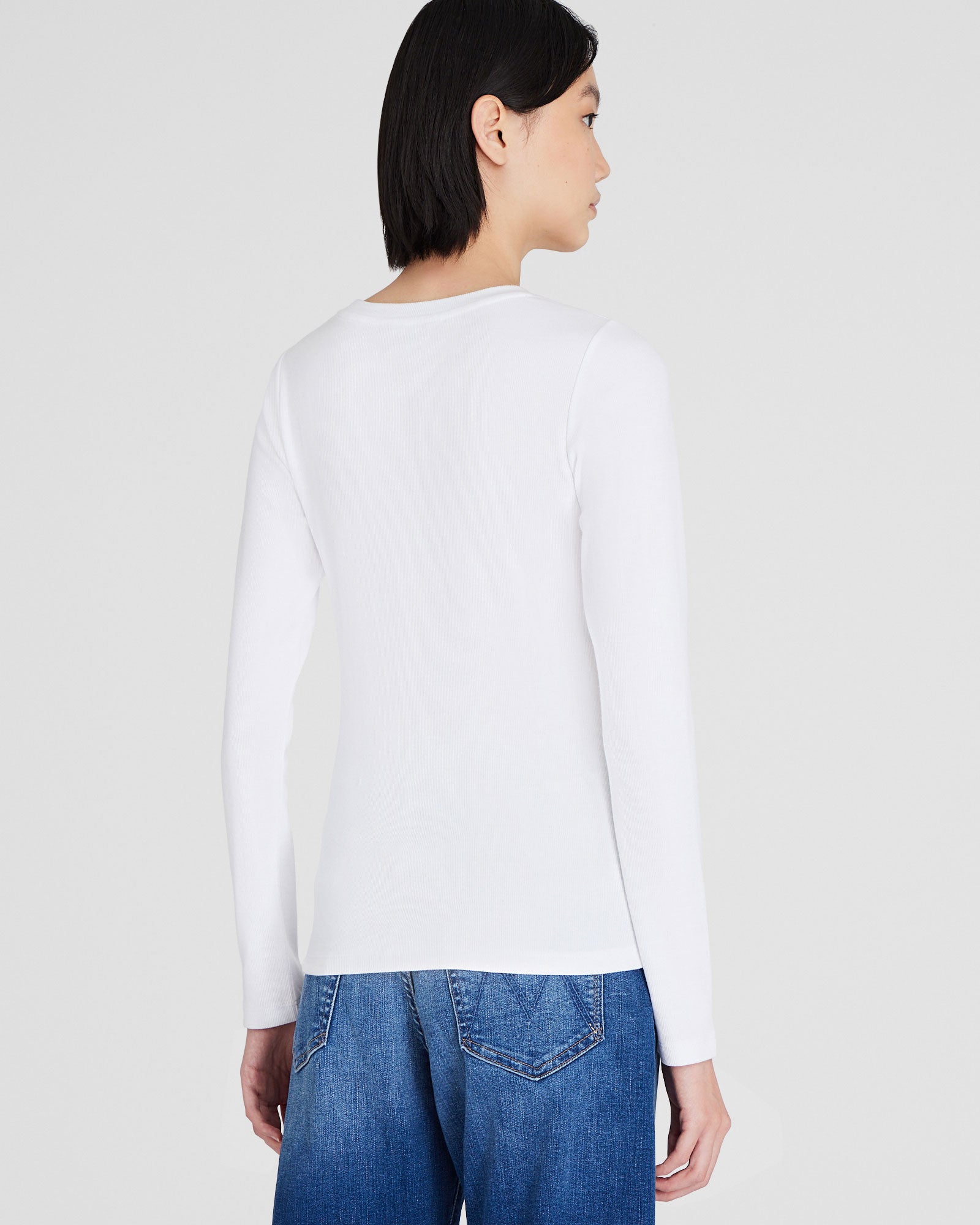 CLUB MONACO - T-shirt à manches longues Bowee - Blanc