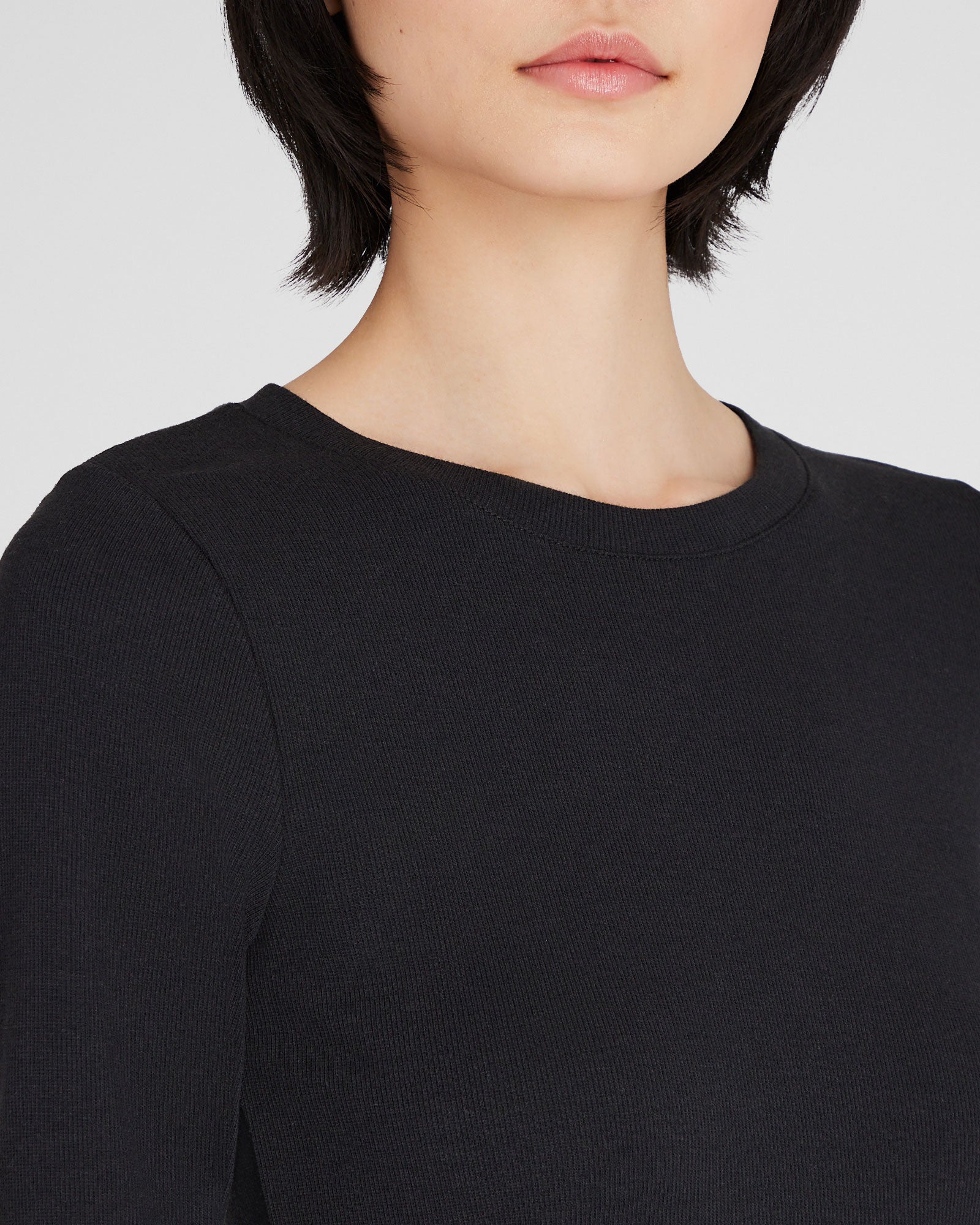 CLUB MONACO - T-shirt à manches longues Bowee - Noir
