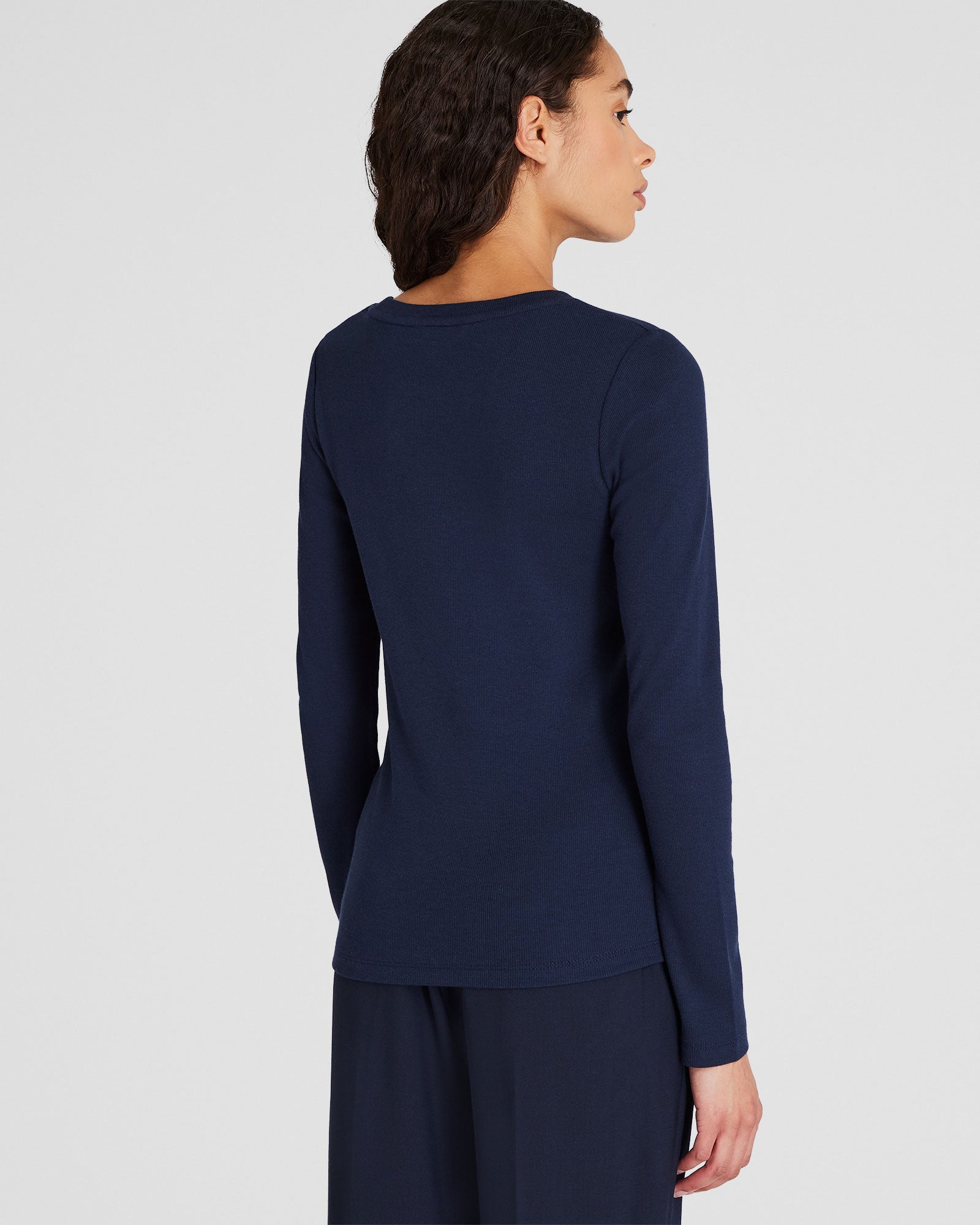 CLUB MONACO - T-shirt à manches longues Bowee - Marine
