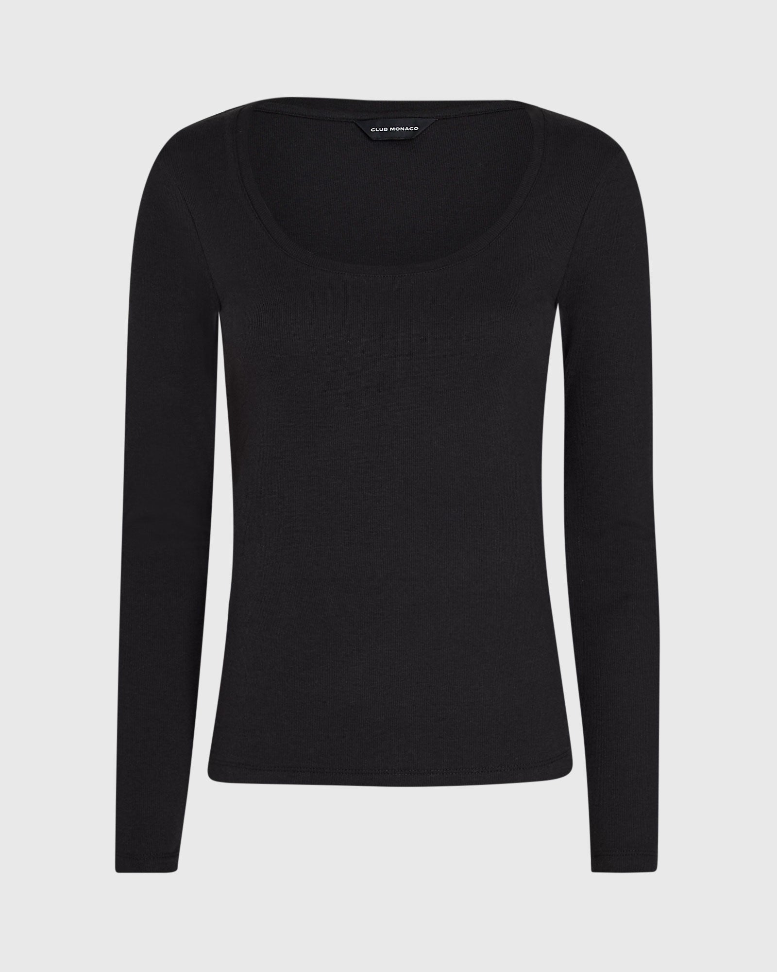 CLUB MONACO - T-shirt à manches longues Bowee - Noir