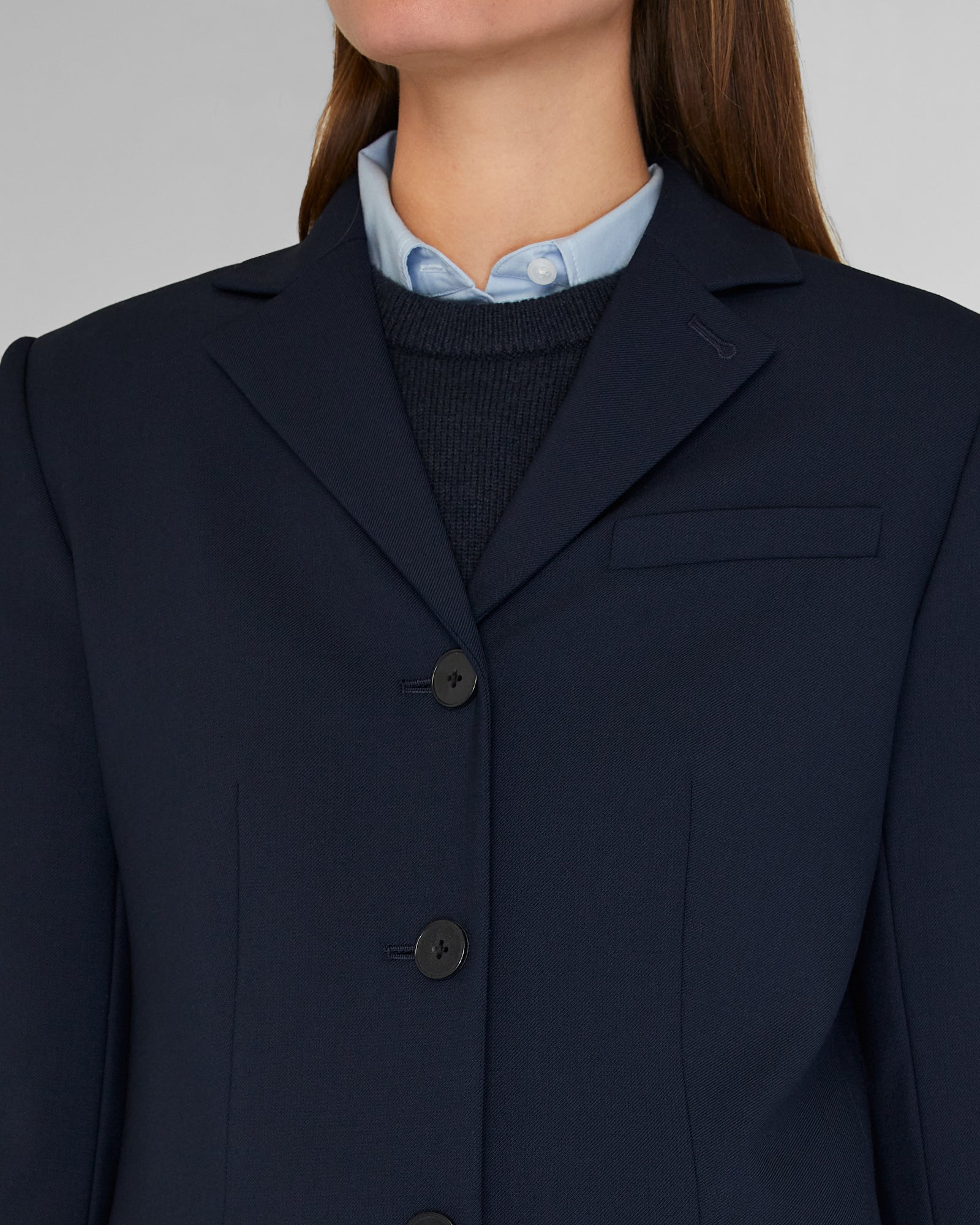 CLUB MONACO - 3-Button Blazer - Navy