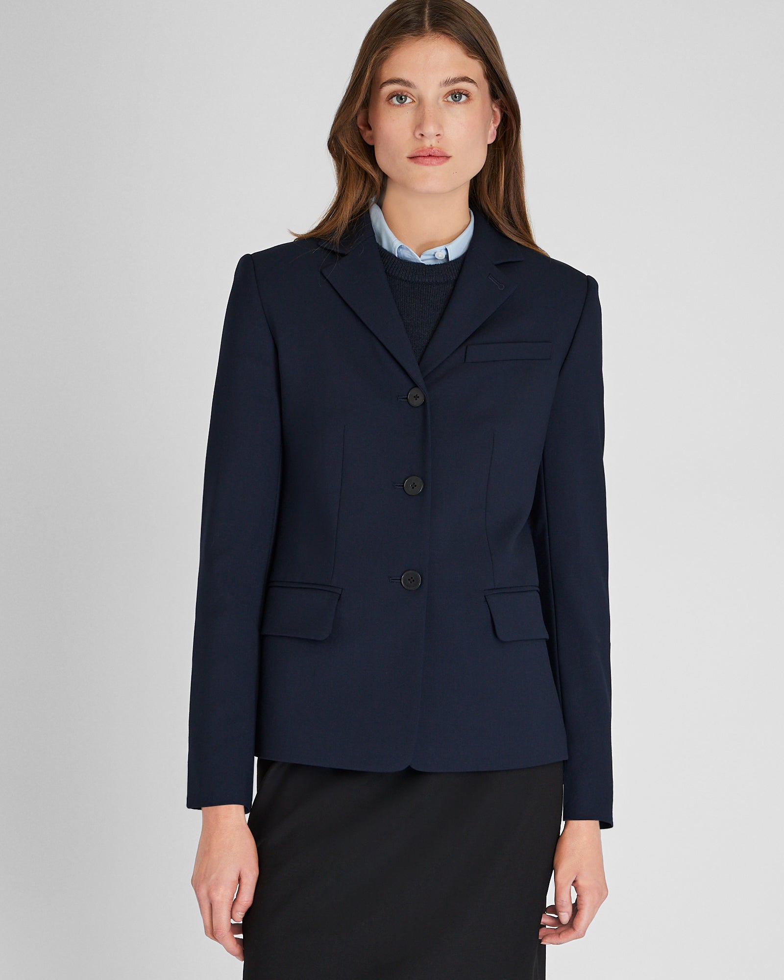 CLUB MONACO - 3-Button Blazer - Navy