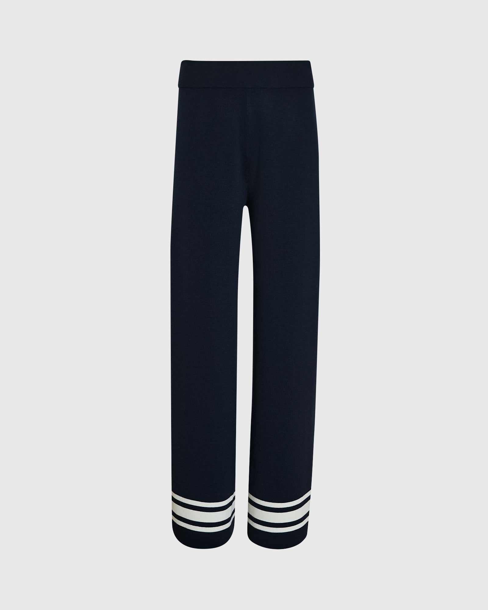CLUB MONACO - Stripe Border Sweater Pant - Twilight Navy