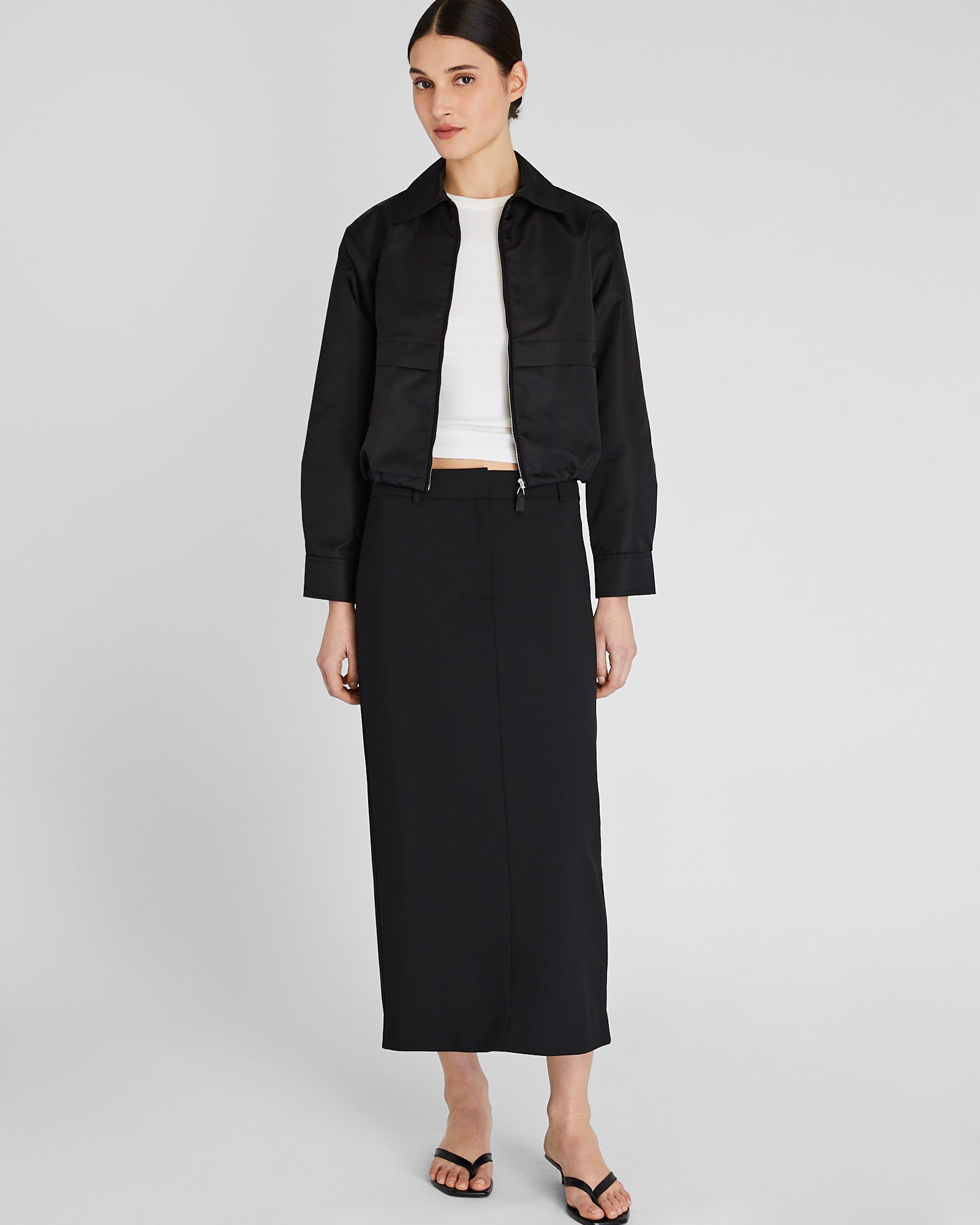 CLUB MONACO - Club Anorak - Black