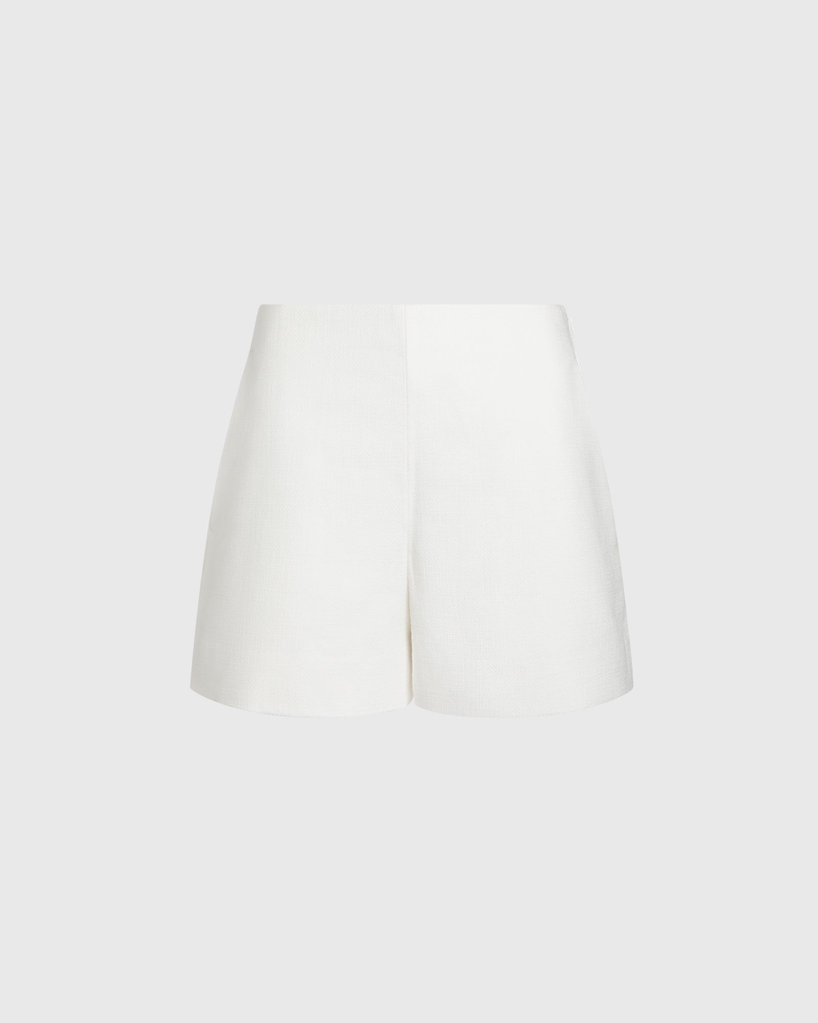 CLUB MONACO - Bouclé Mini Short - Cream