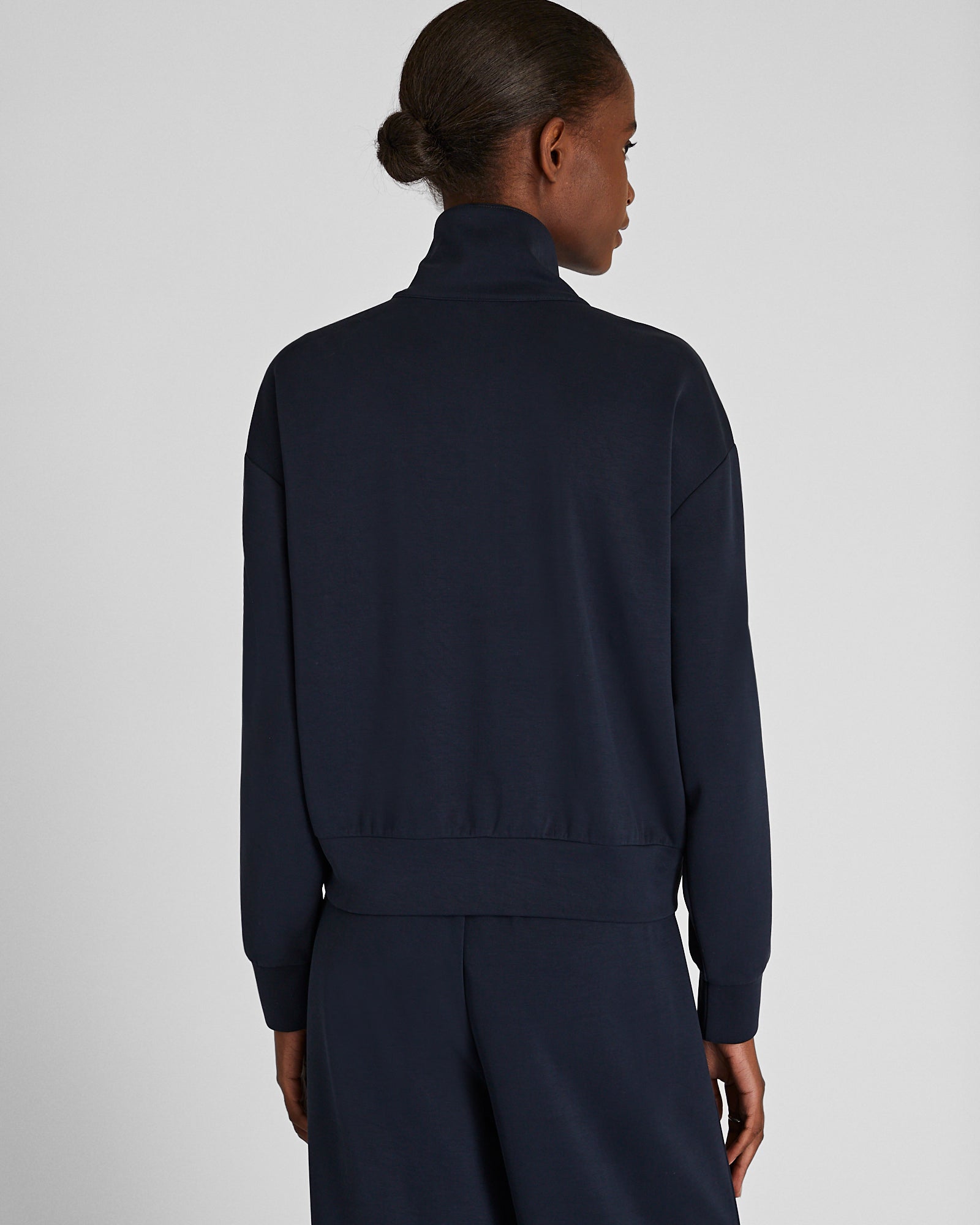 CLUB MONACO - Scuba Half-Zip Sweater - Twilight Navy