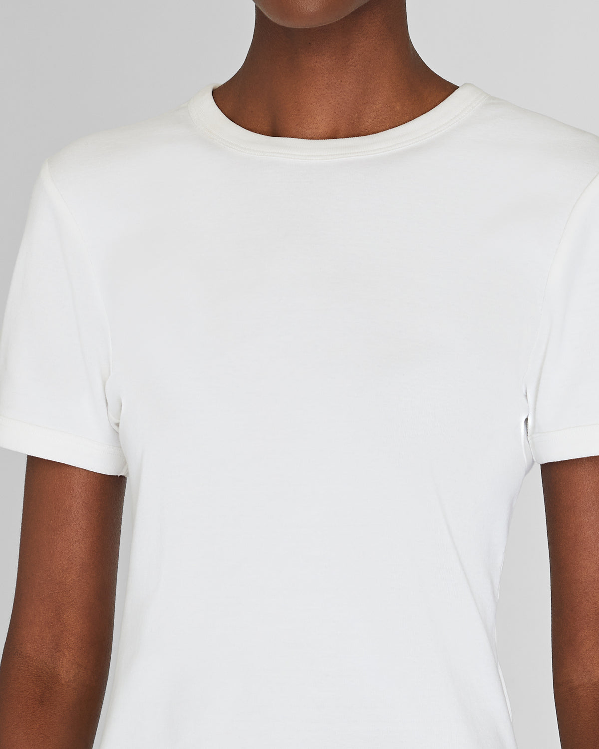 Micro Rib Tee Women's White Compact Micro Rib Tee | Club Monaco CA