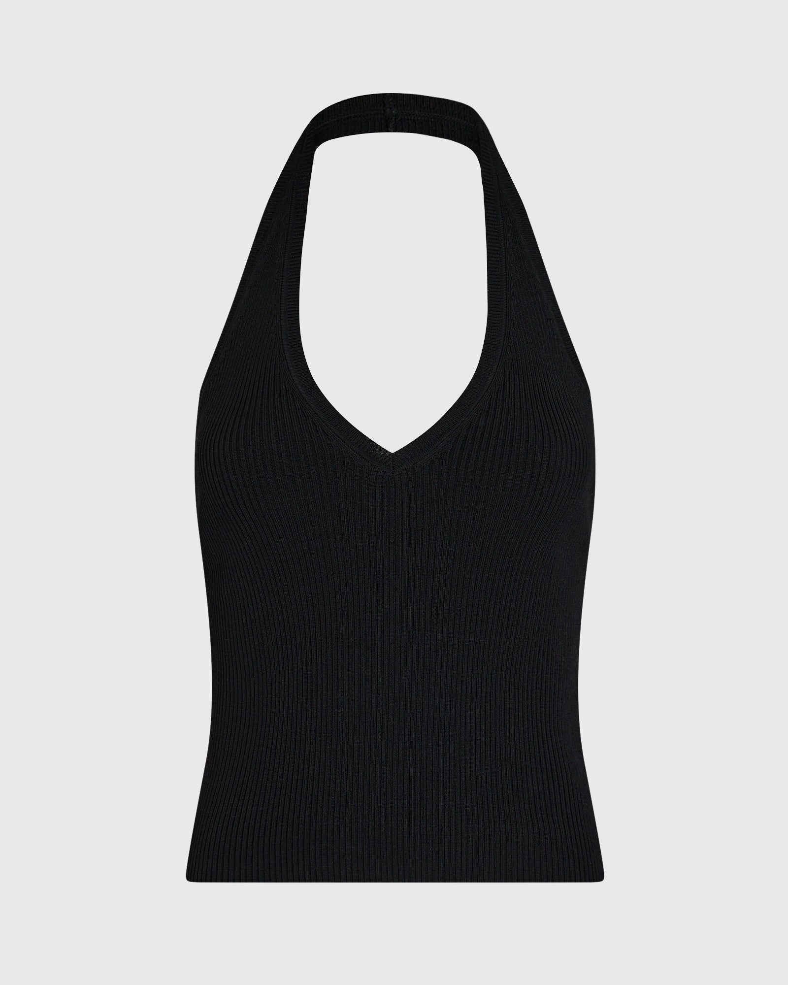 CLUB MONACO - Halter Sweater Tank - Black