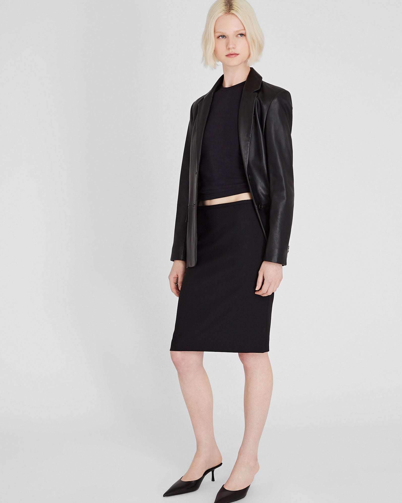 CLUB MONACO - Contour Tee - Black