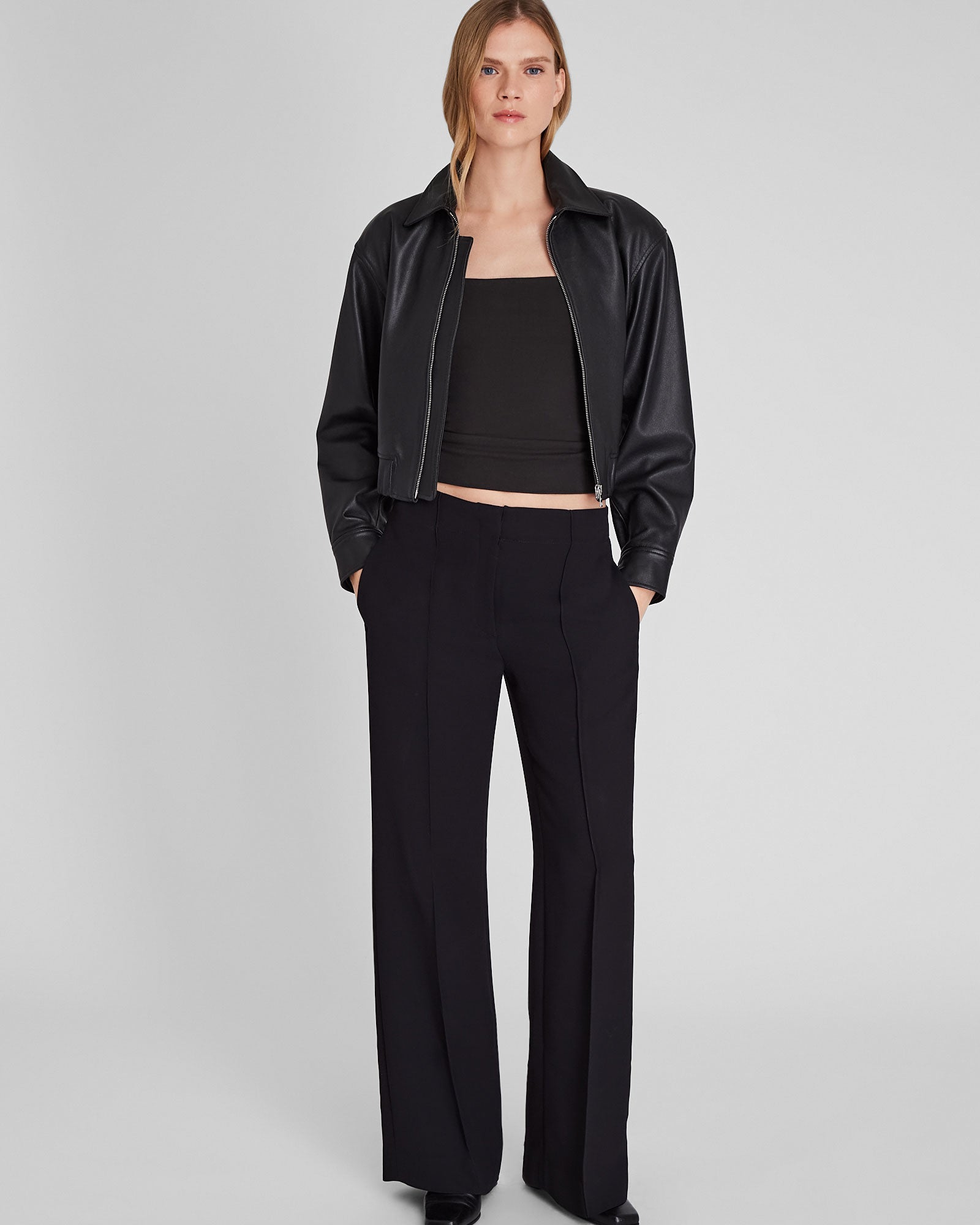 CLUB MONACO - Camisole contour - Noir