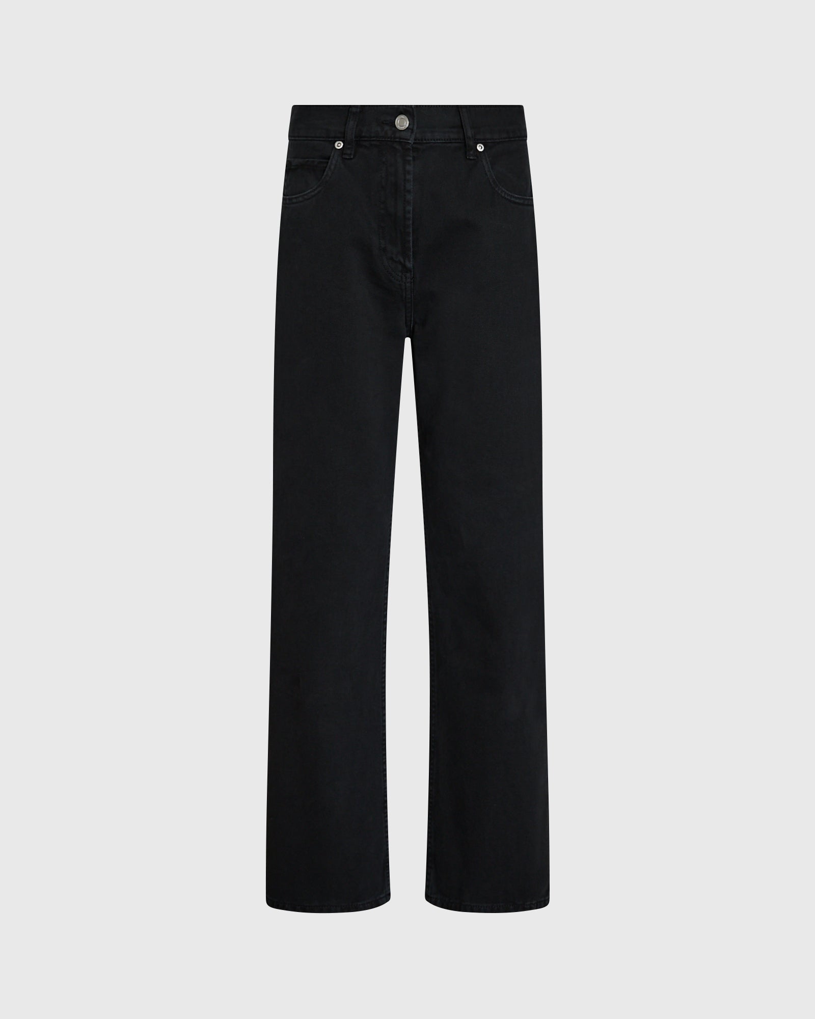 CLUB MONACO - Pantalon en sergé de coton à jambe droite - Noir