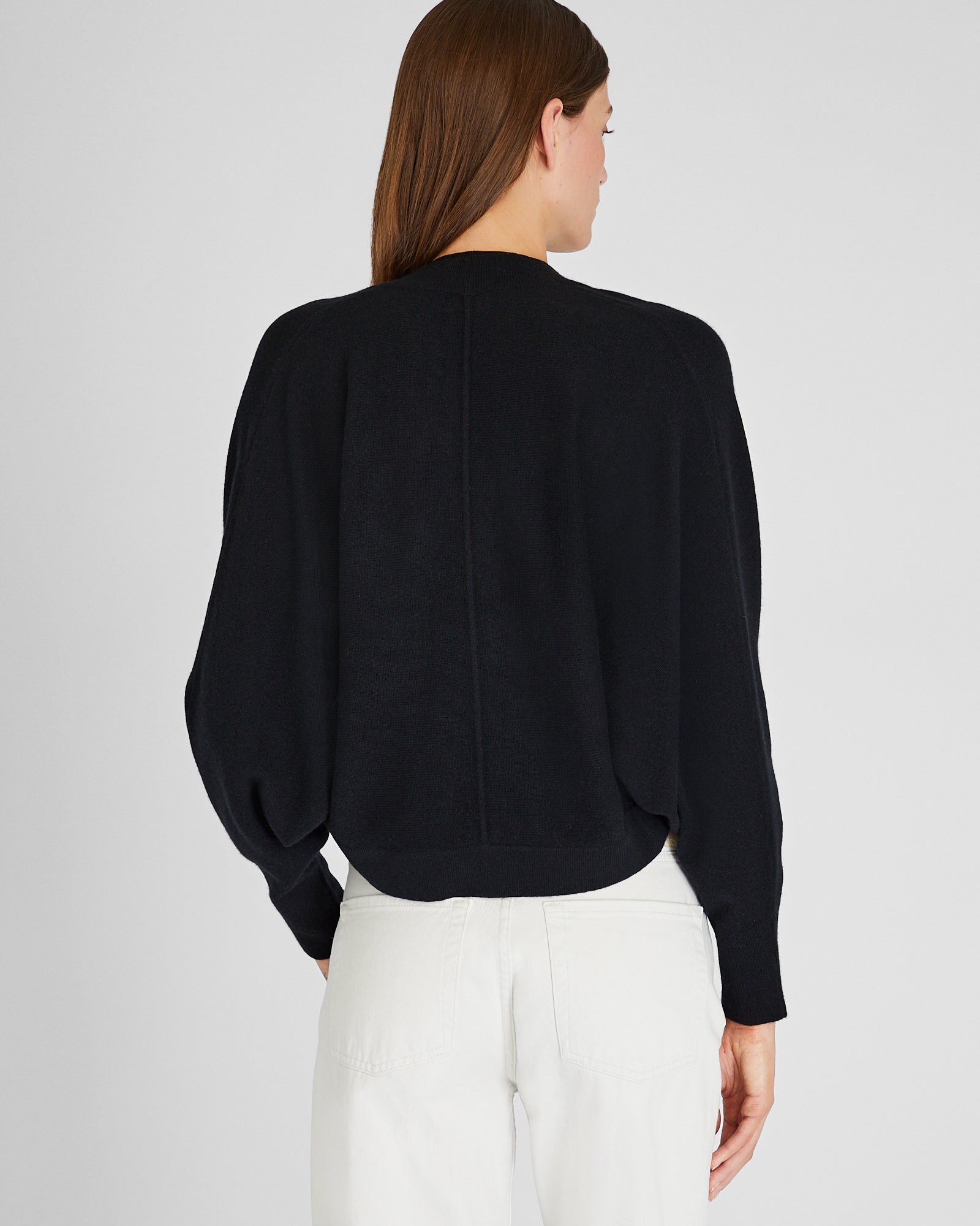 CLUB MONACO - Cashmere Open Cardigan - Black