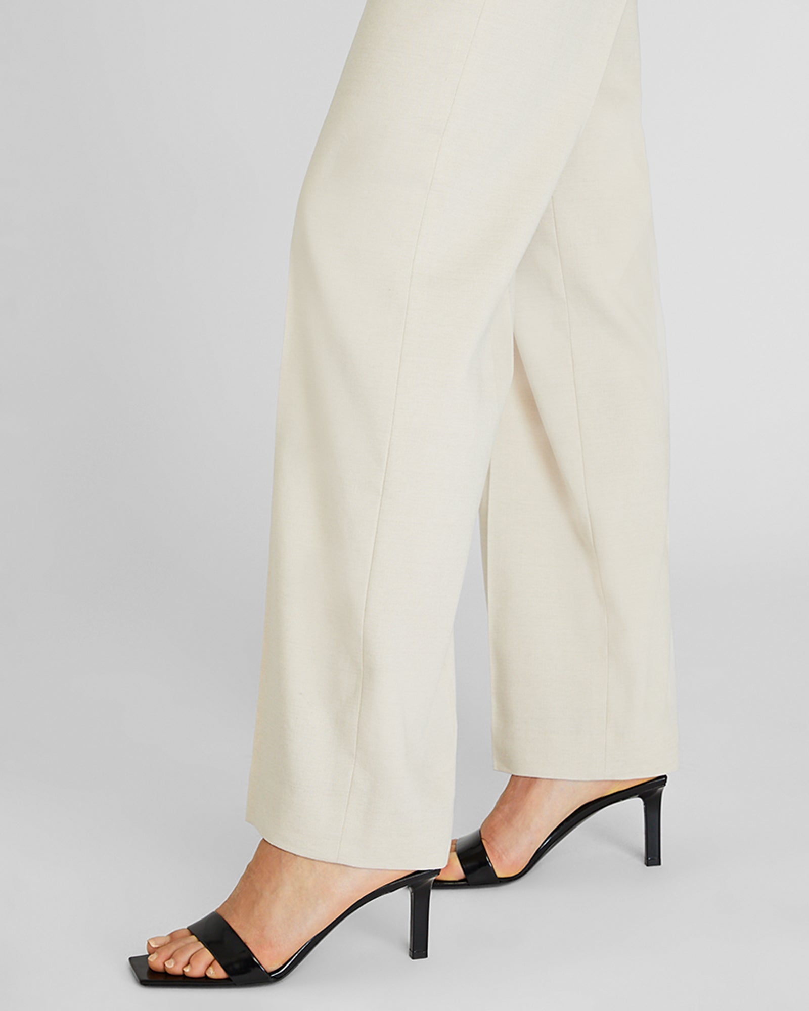 CLUB MONACO - Pantalon droit en lin - Naturel
