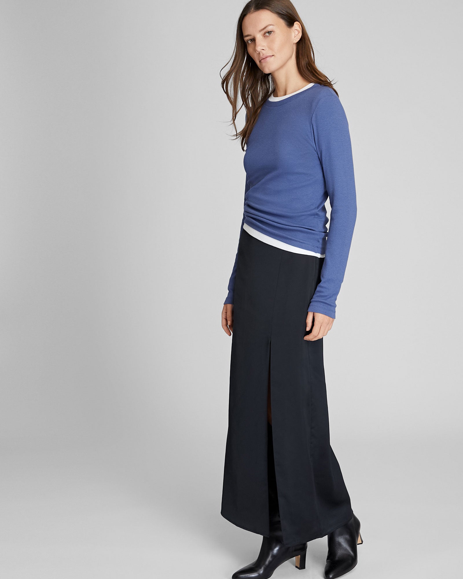 CLUB MONACO - Carolena Top - Soot Black