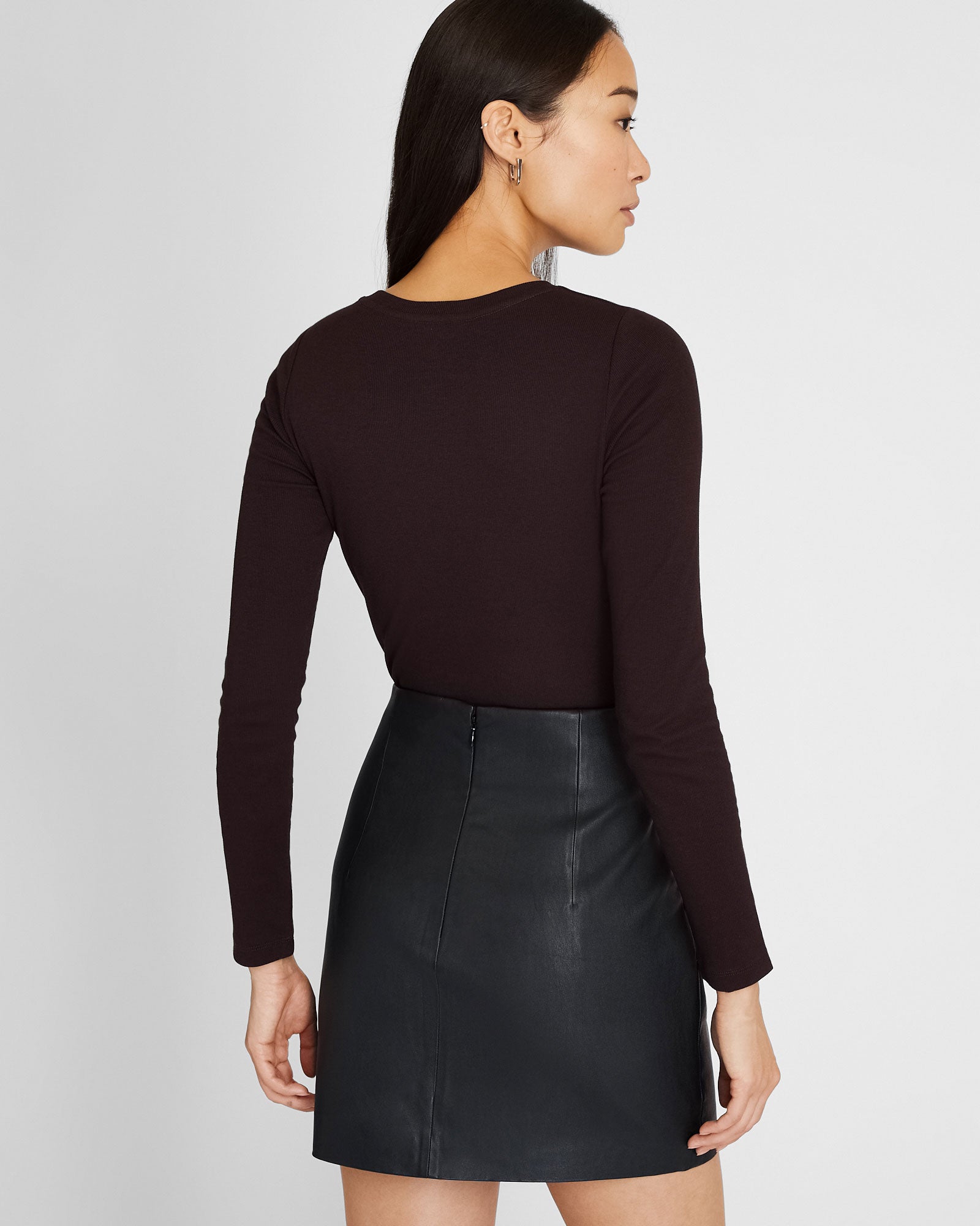 CLUB MONACO - Carolena Top - Chocolate