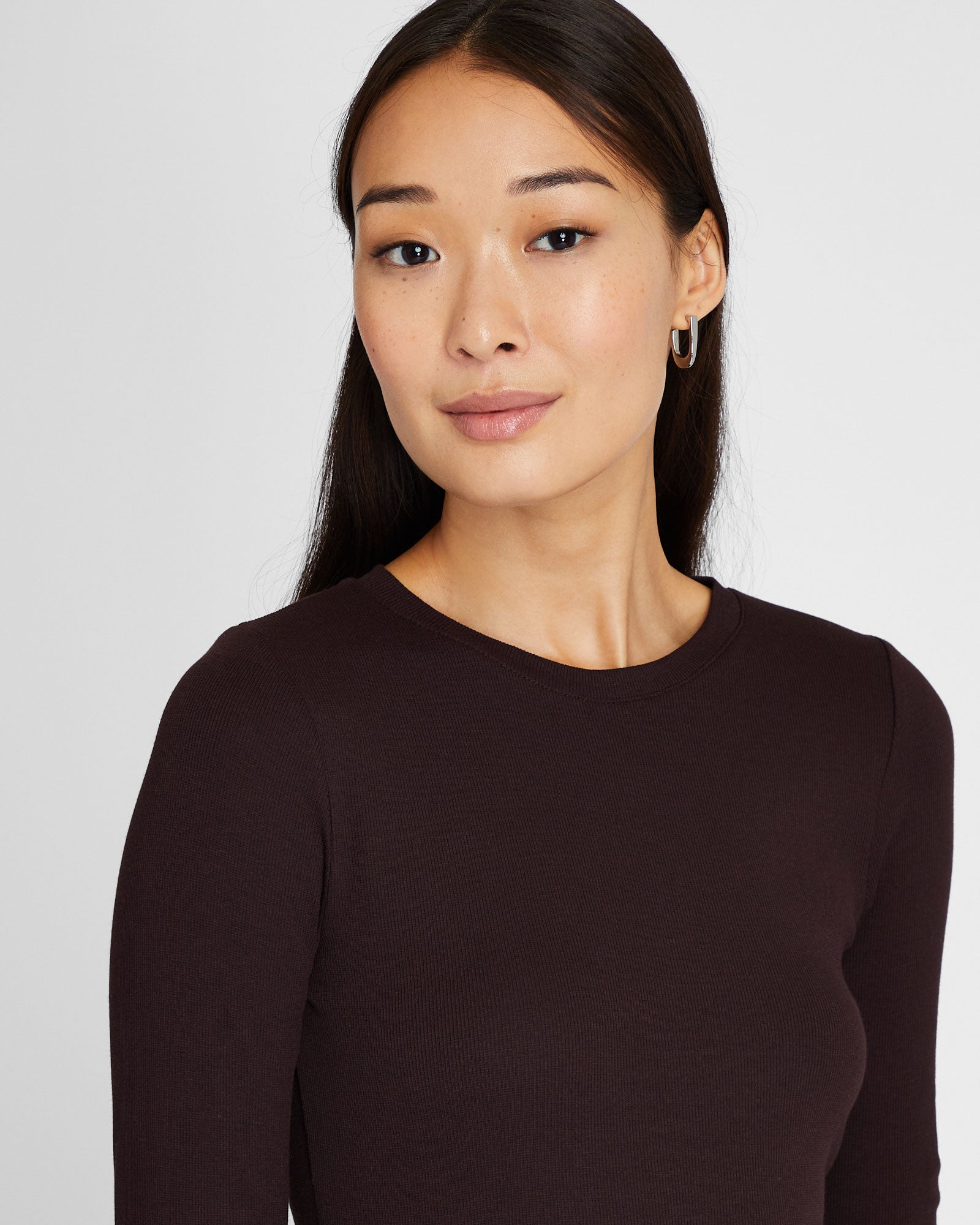 CLUB MONACO - Carolena Top - Chocolate