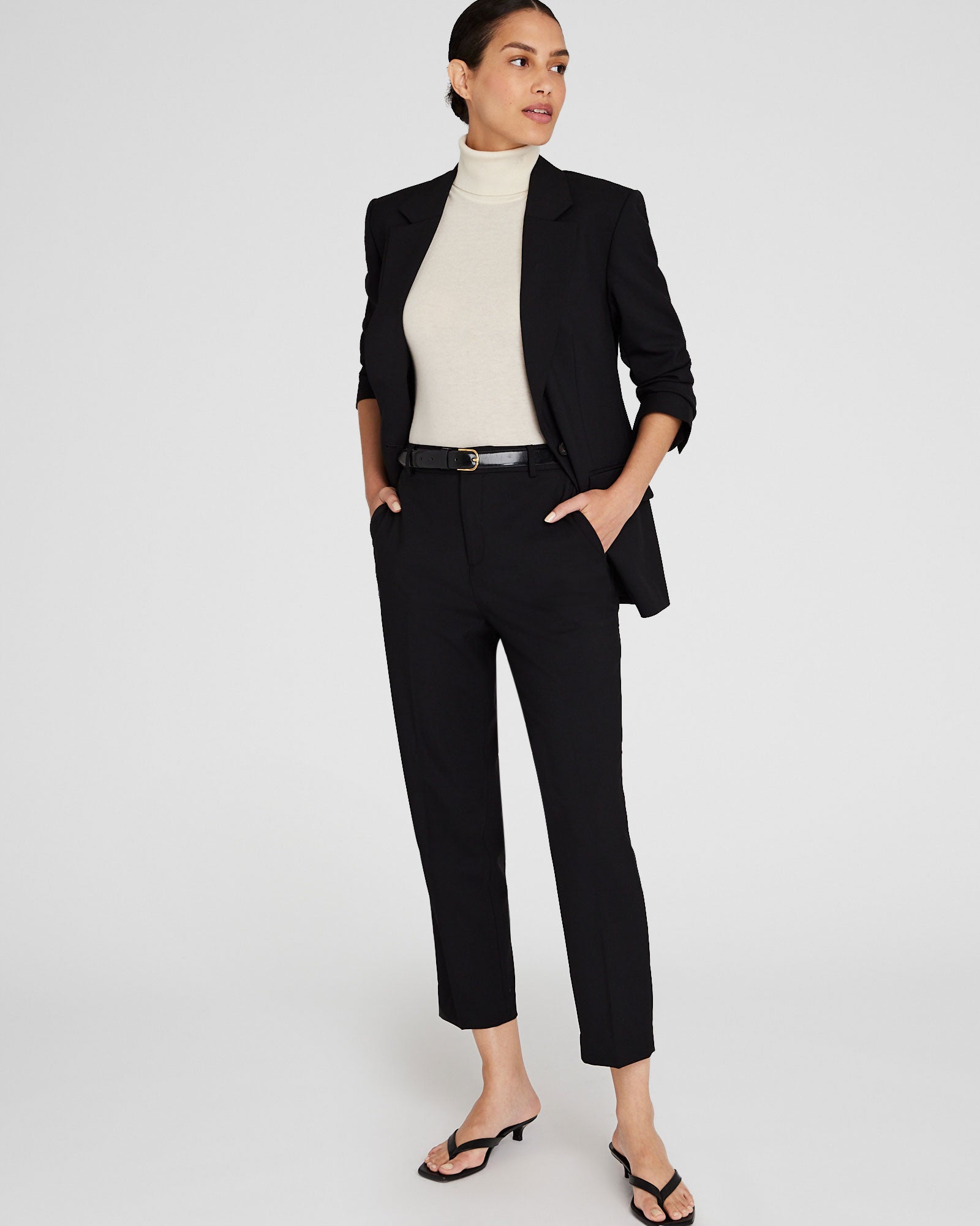CLUB MONACO - Borrem Pant - Soot Black