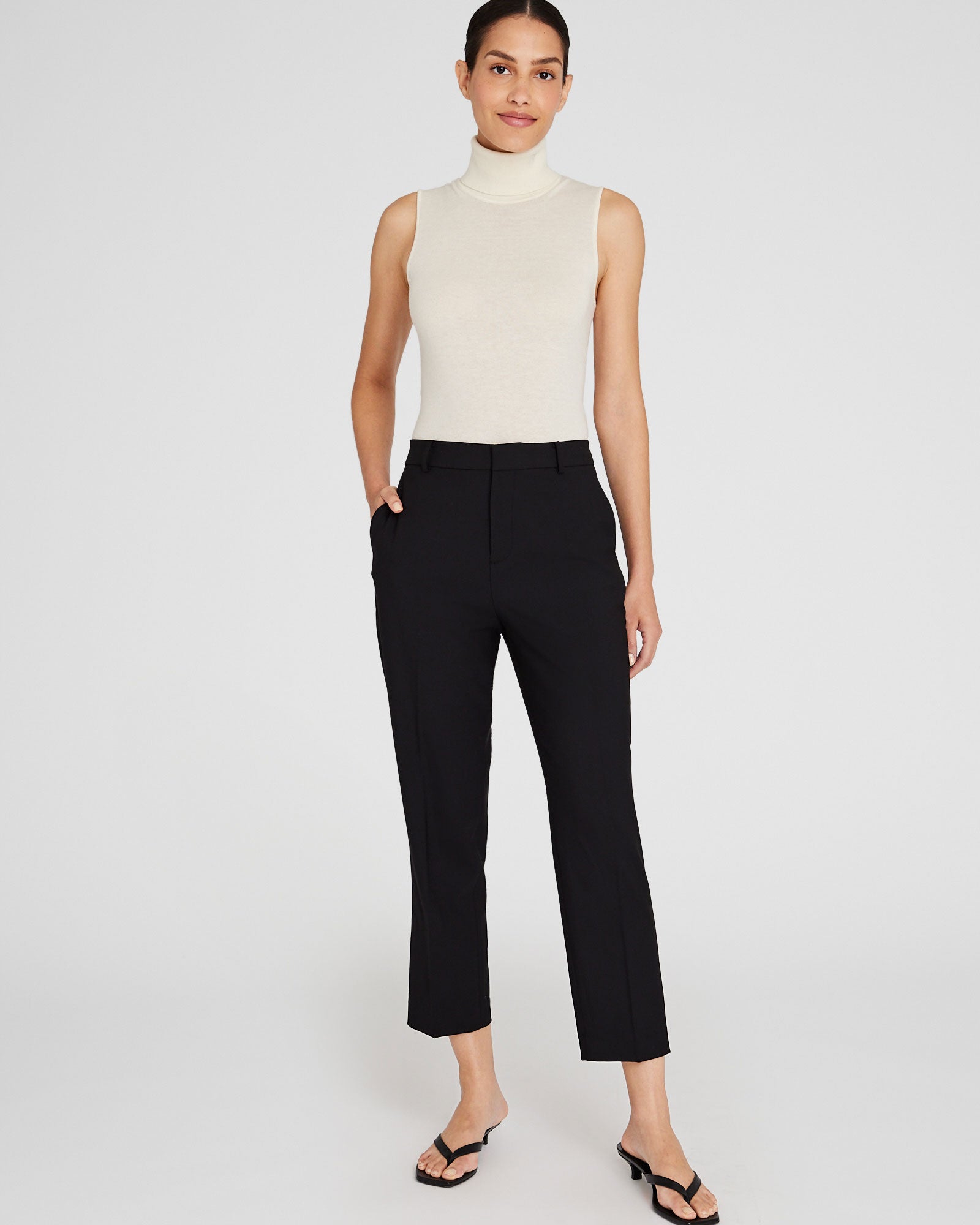 CLUB MONACO - Borrem Pant - Soot Black