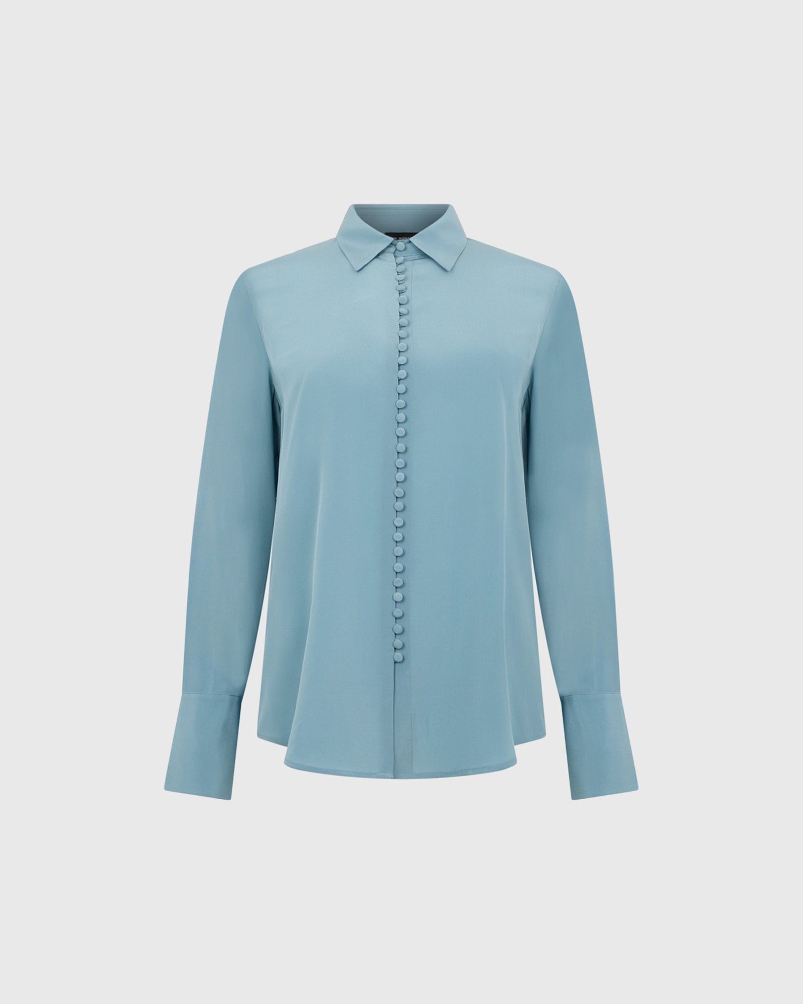 Club Monaco Corp, CA - Helek Silk Shirt - Carbon