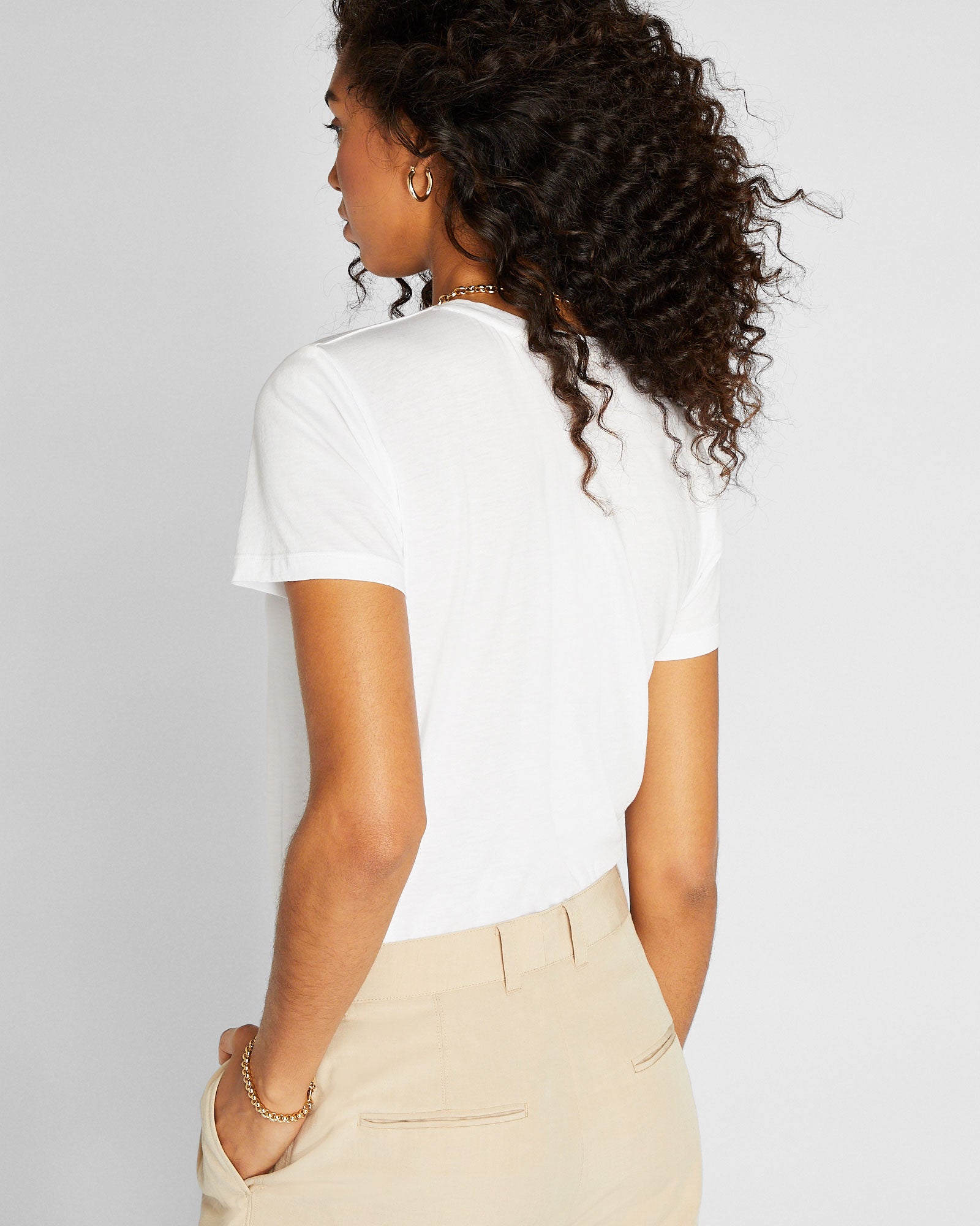 CLUB MONACO - Leary Tee - White