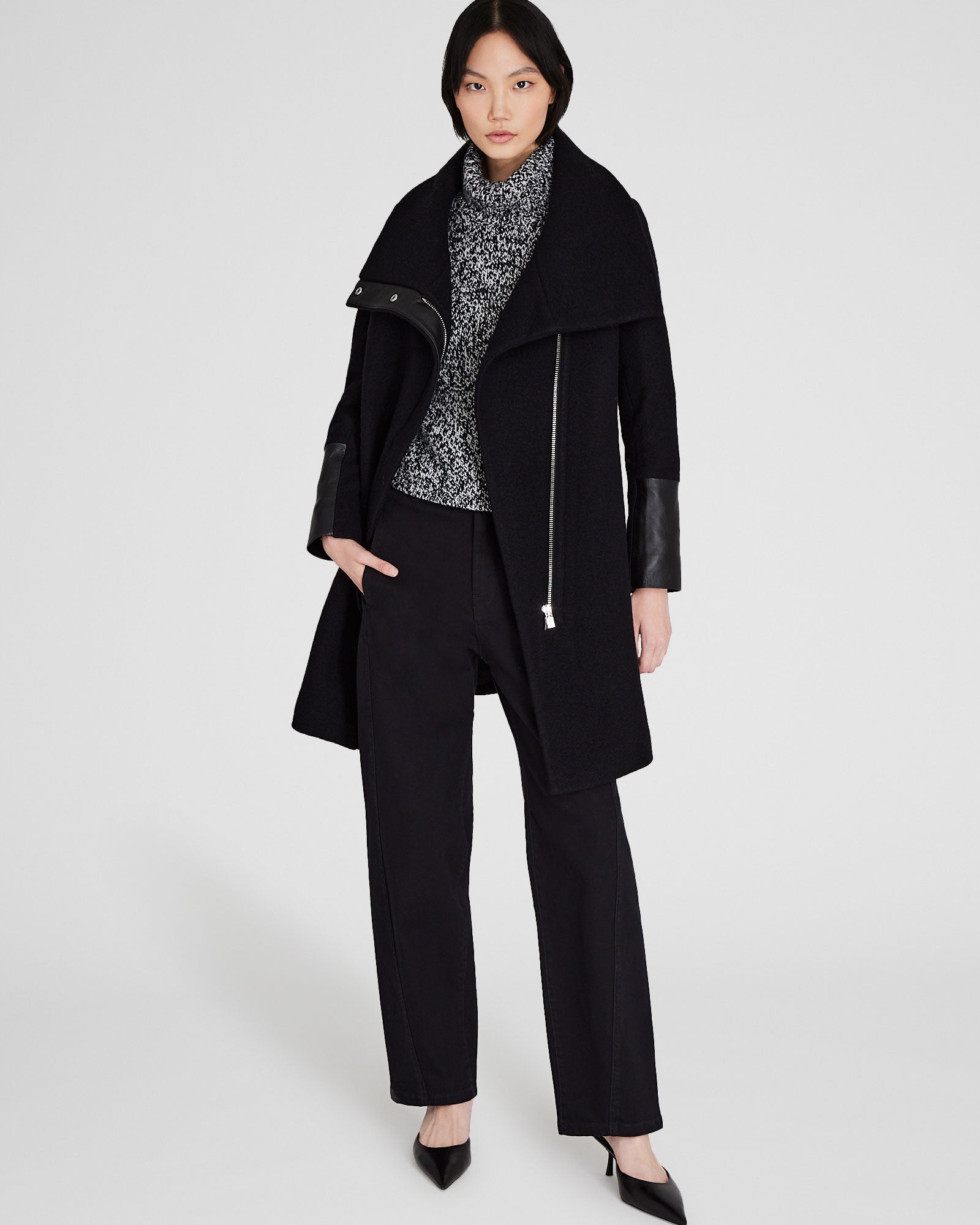 CLUB MONACO - Manteau Halli - Blanc