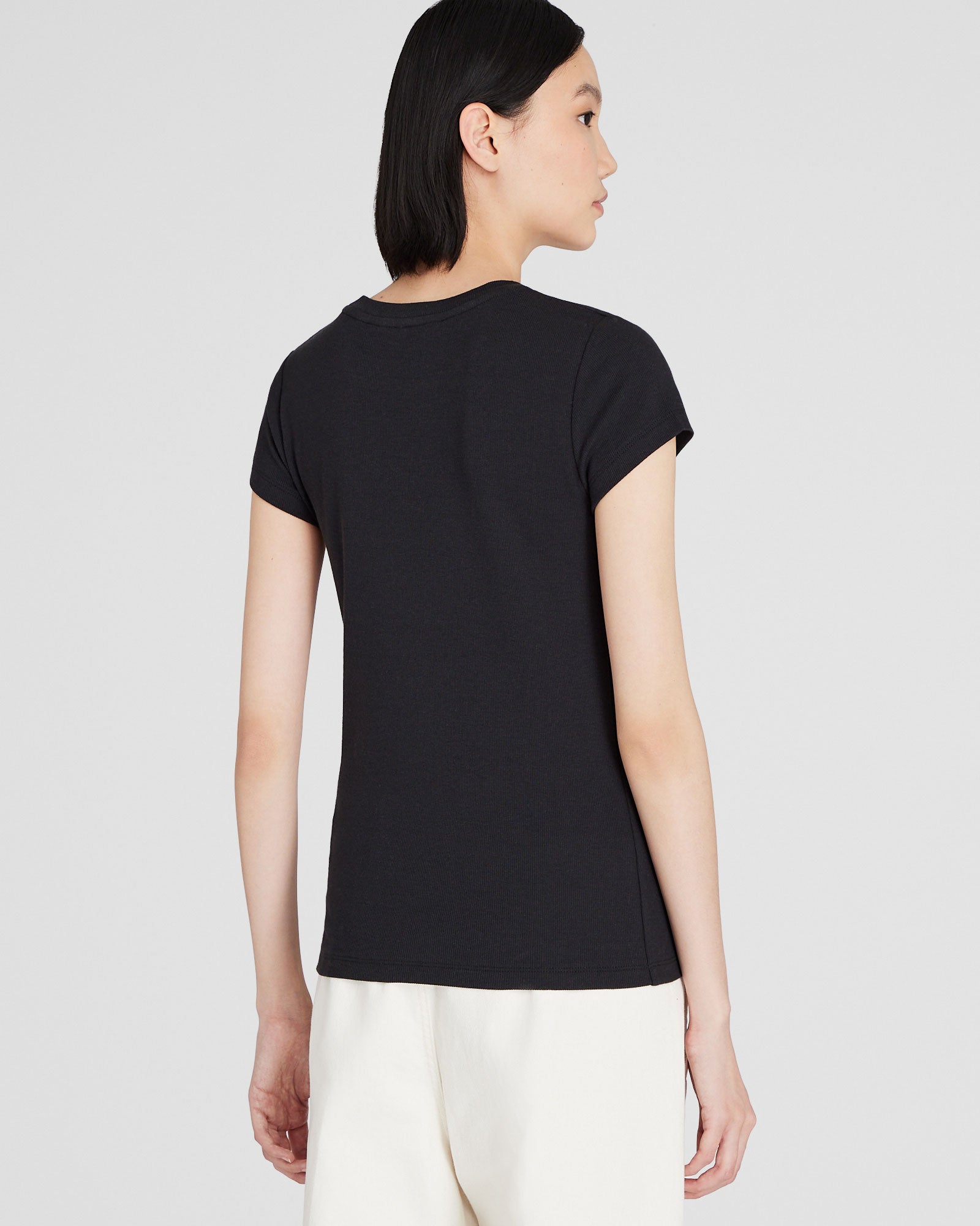 CLUB MONACO - Bowee Tee - Black