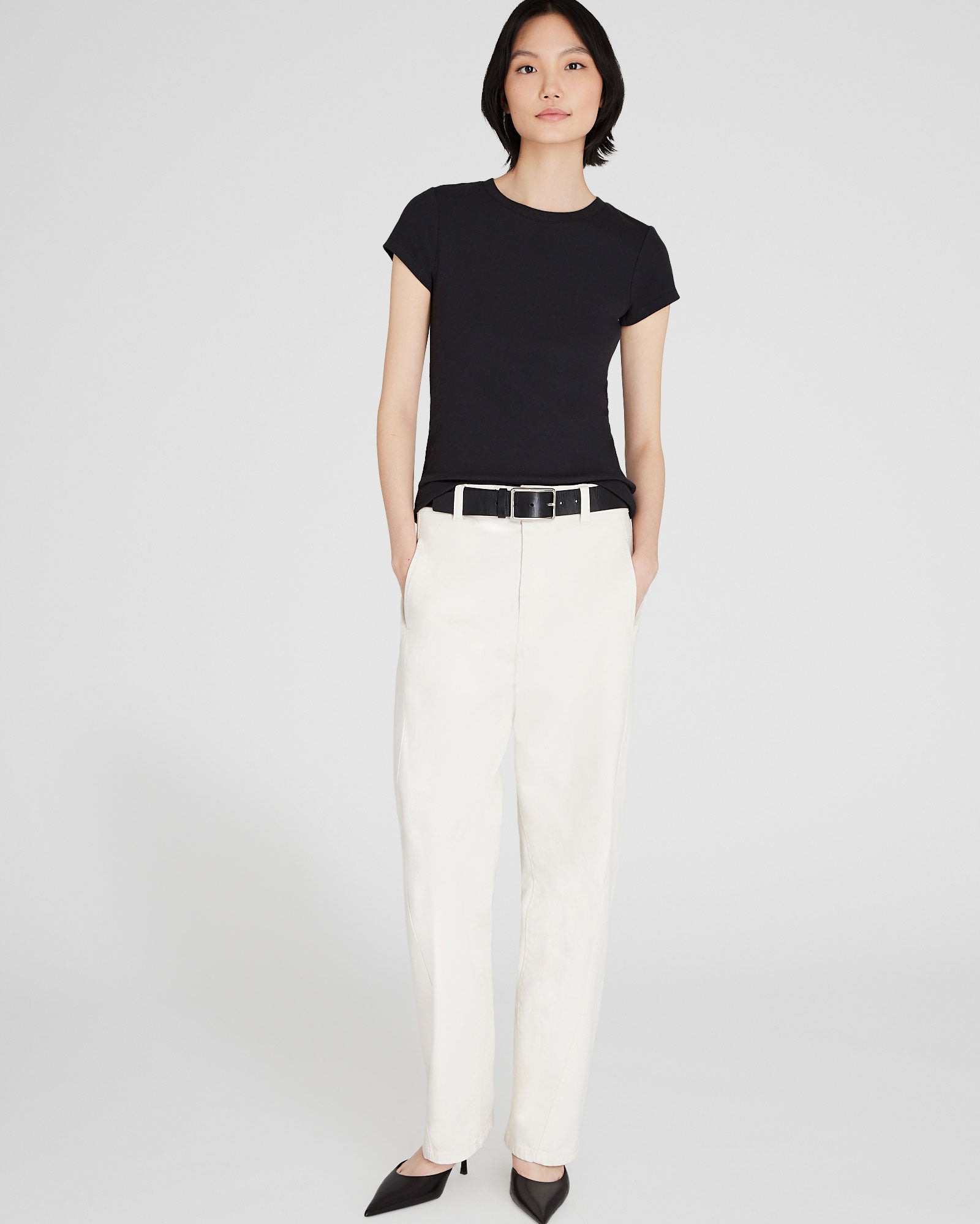 CLUB MONACO - Bowee Tee - Black
