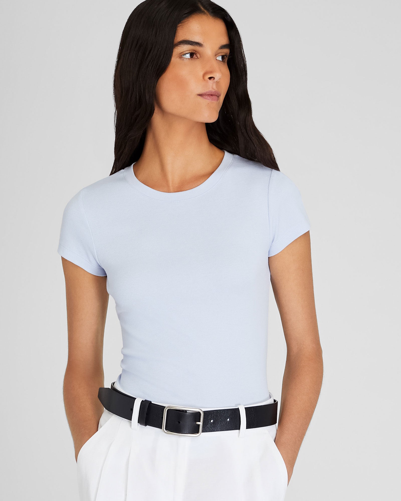 CLUB MONACO - T-shirt Bowee - Coquillage Bleu