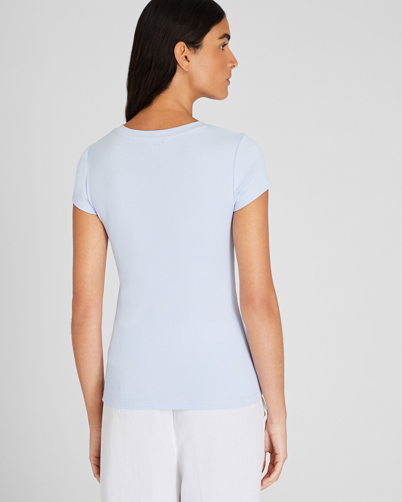 CLUB MONACO - T-shirt Bowee - Coquillage Bleu