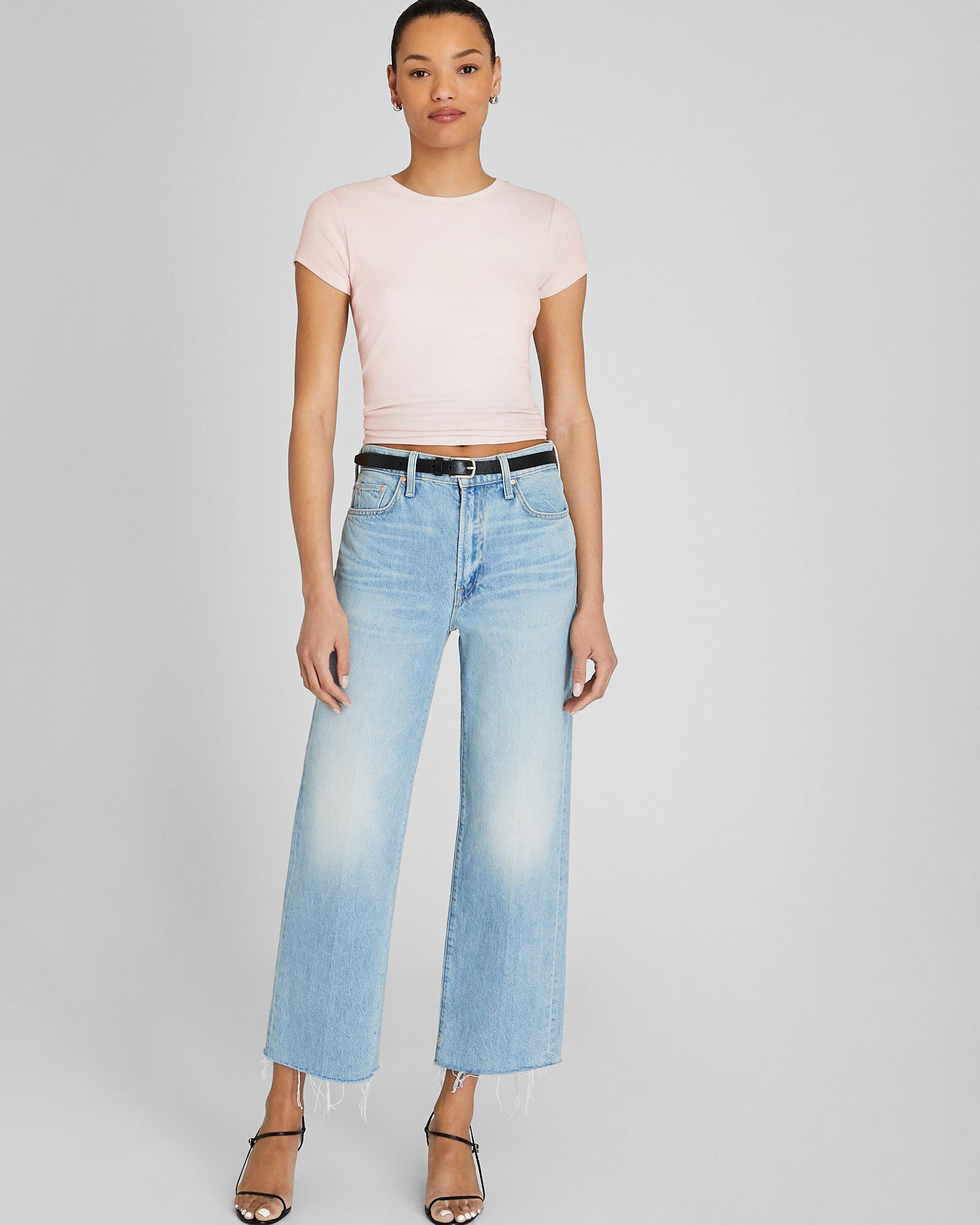 CLUB MONACO - T-shirt Bowee - Rose Pâle