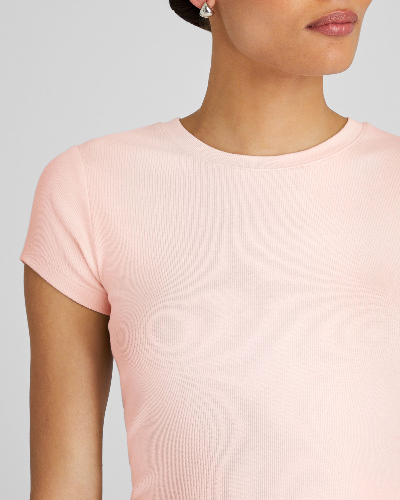 CLUB MONACO - T-shirt Bowee - Rose Pâle